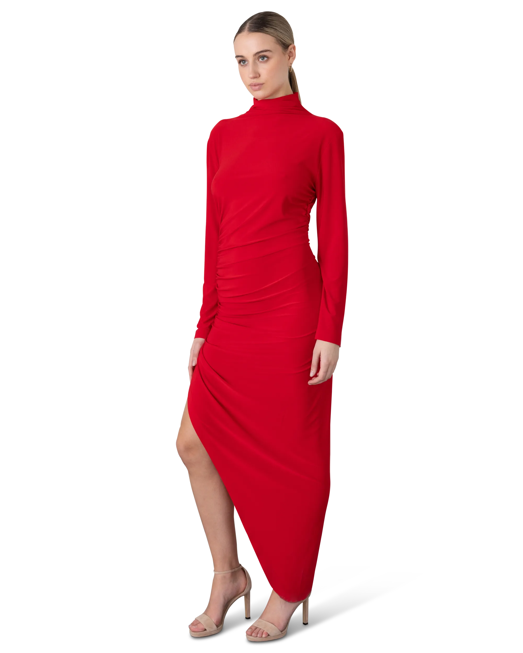 Norma Kamali Red Dress