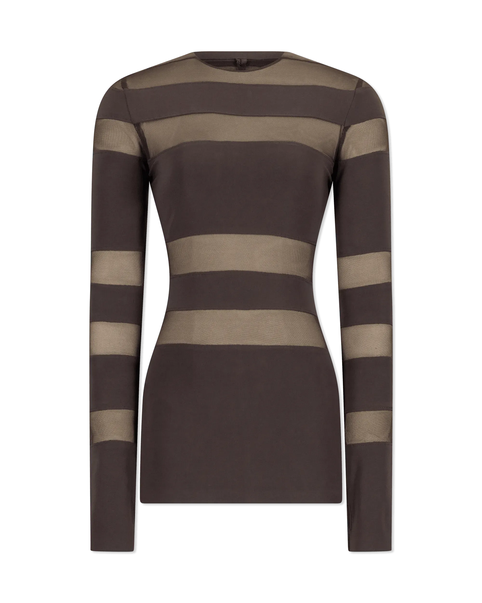 Spliced Long-Sleeve Top - DIHSAN