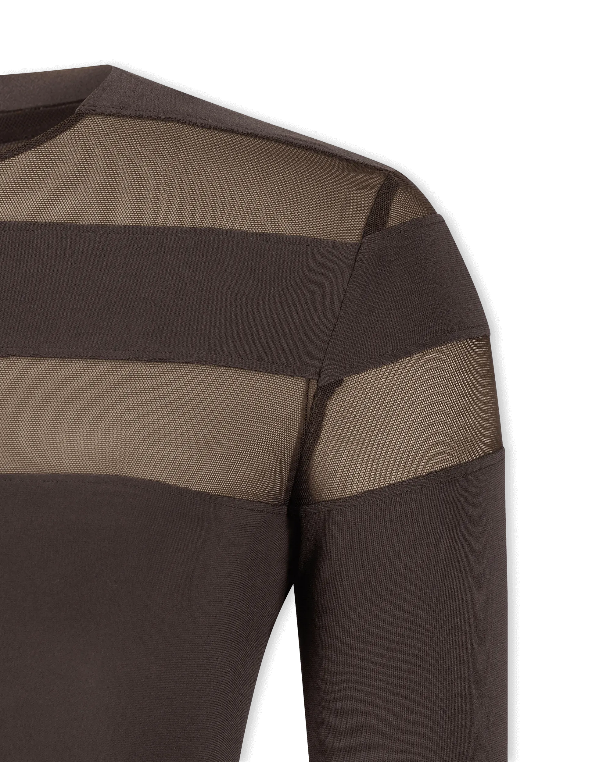 Spliced Long-Sleeve Top - DIHSAN