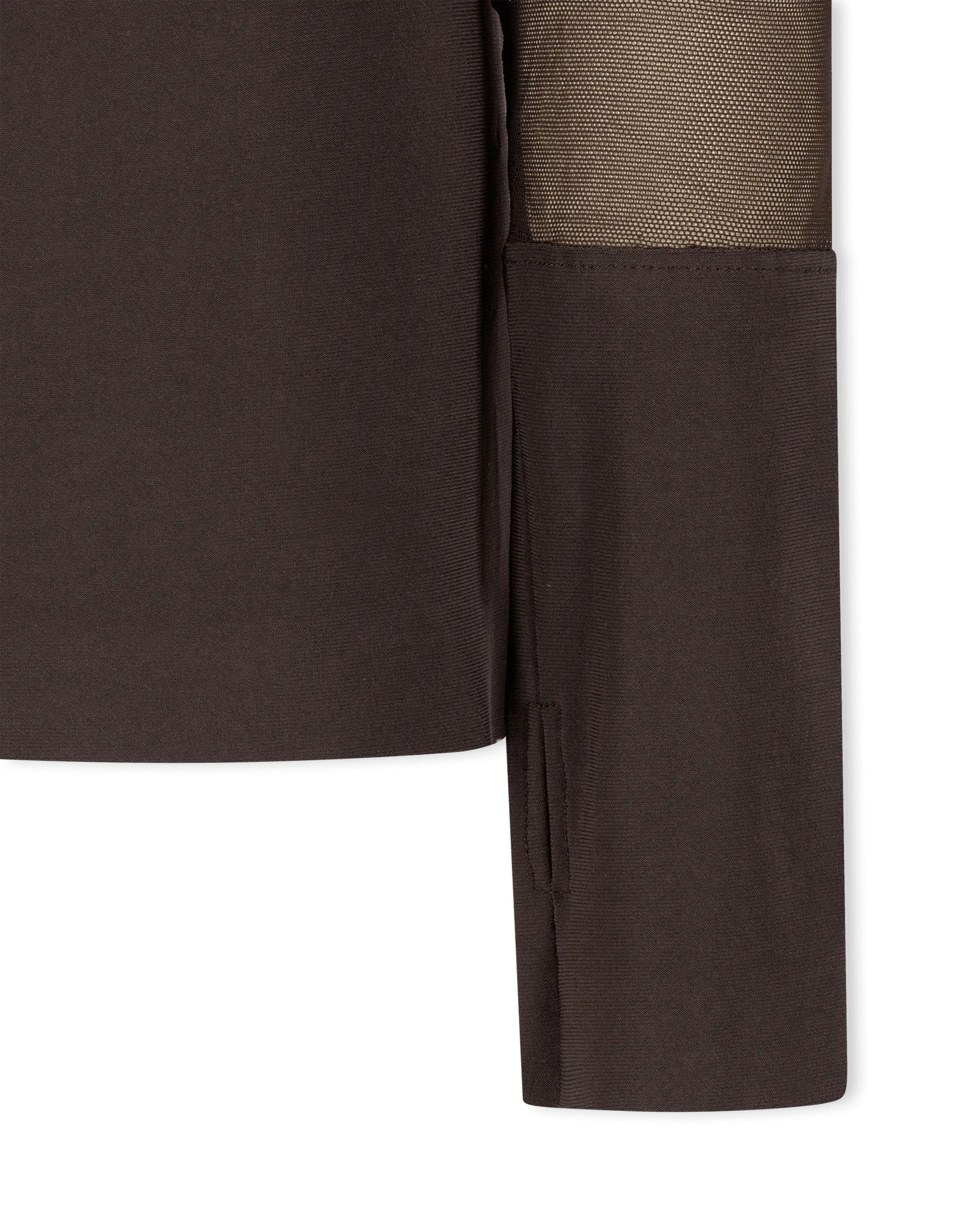 Spliced Long-Sleeve Top - DIHSAN