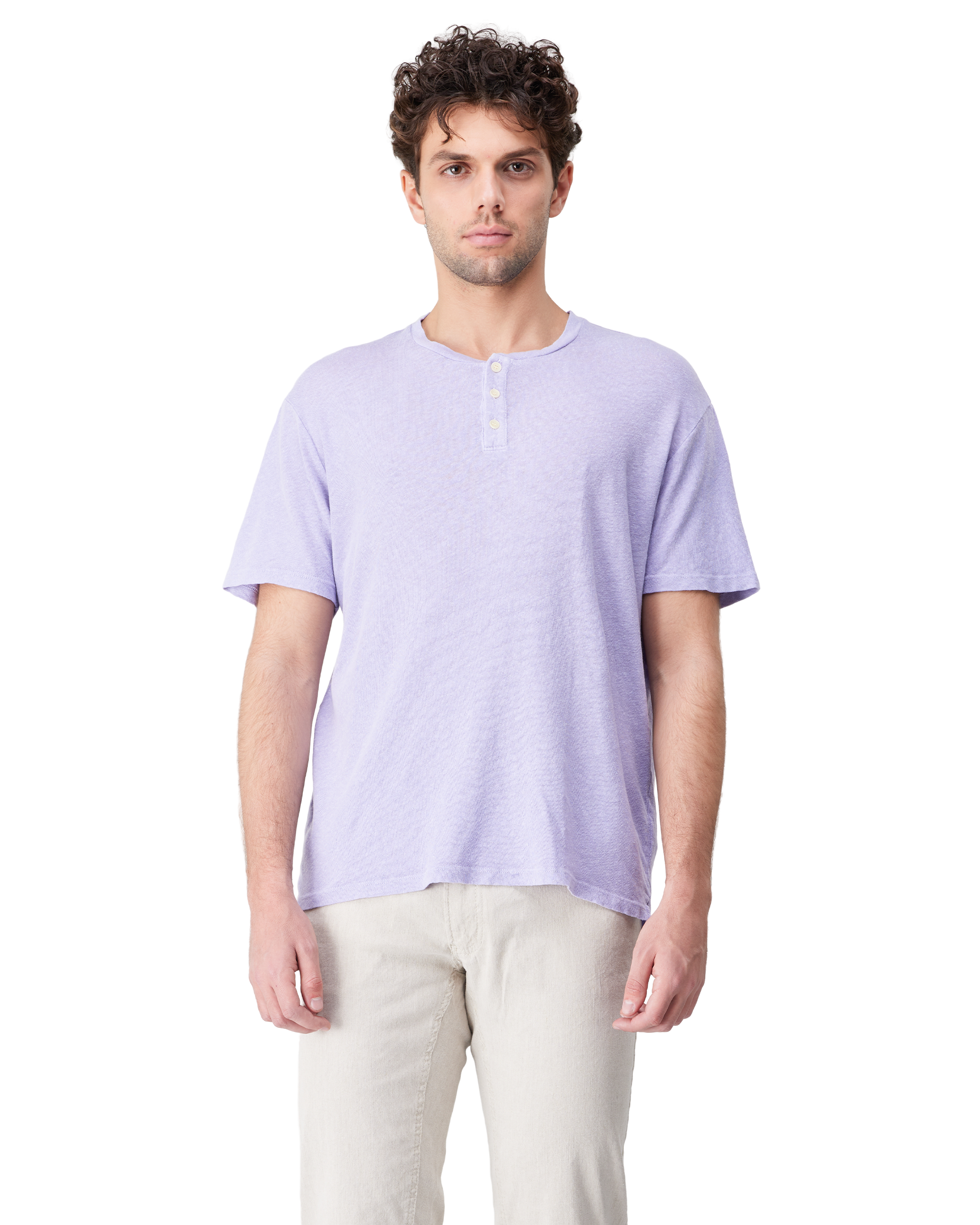 Lionel Linen Cotton Henley