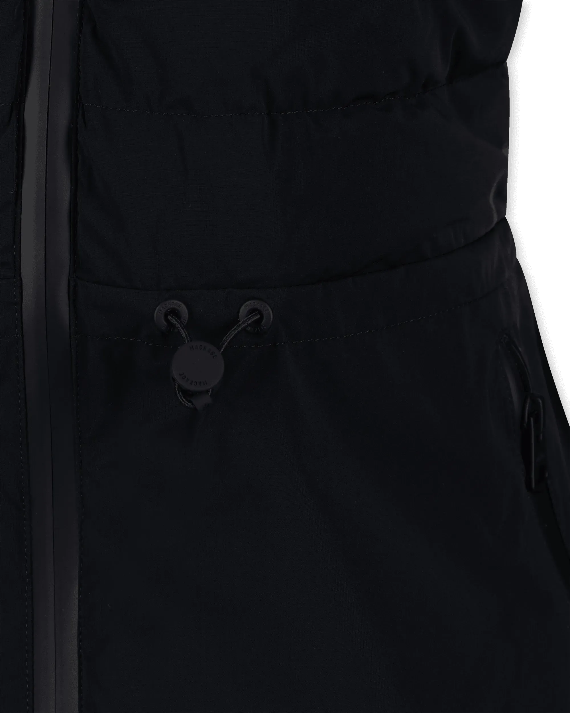 Laika Quilted Down Peplum Jacket - DIHSAN