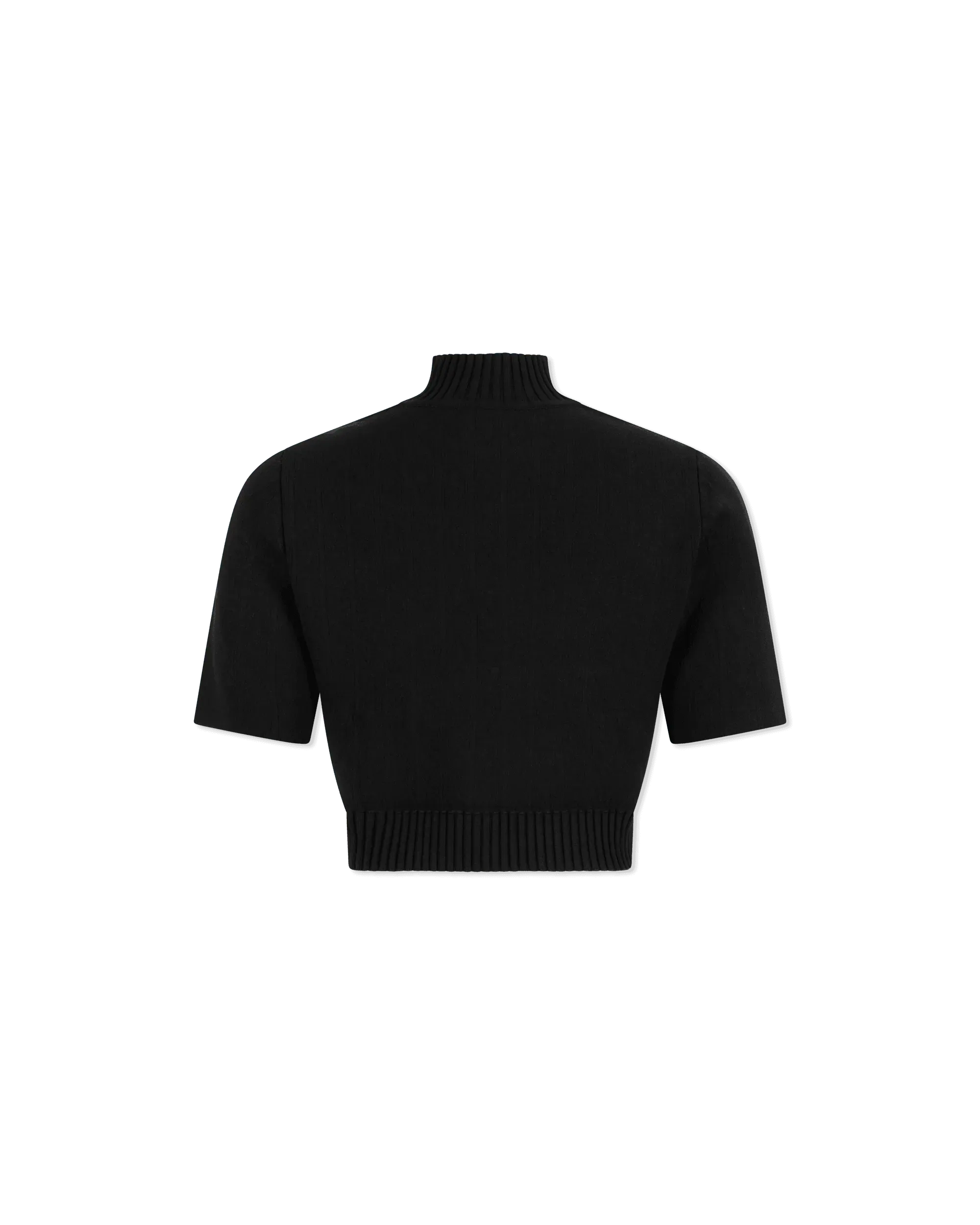 Caia Mock Neck Stretch Viscose Knit Top - DIHSAN