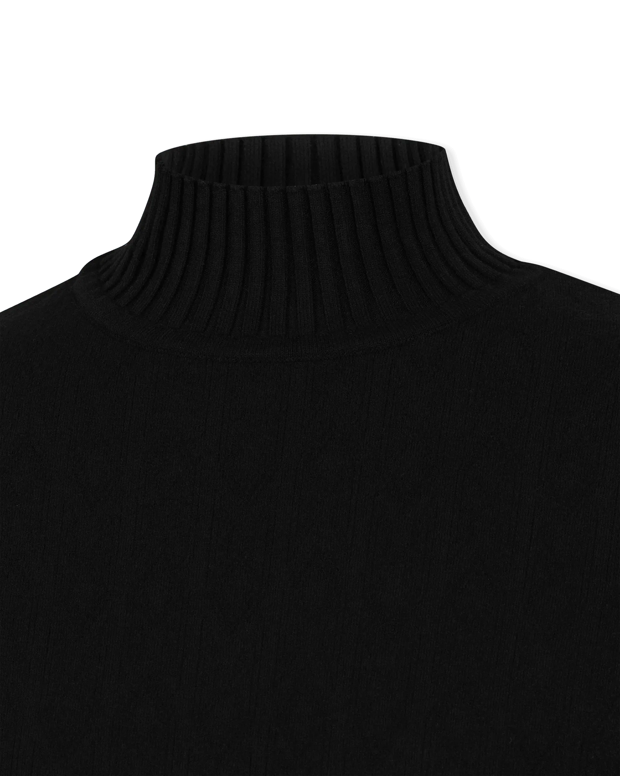 Caia Mock Neck Stretch Viscose Knit Top - DIHSAN