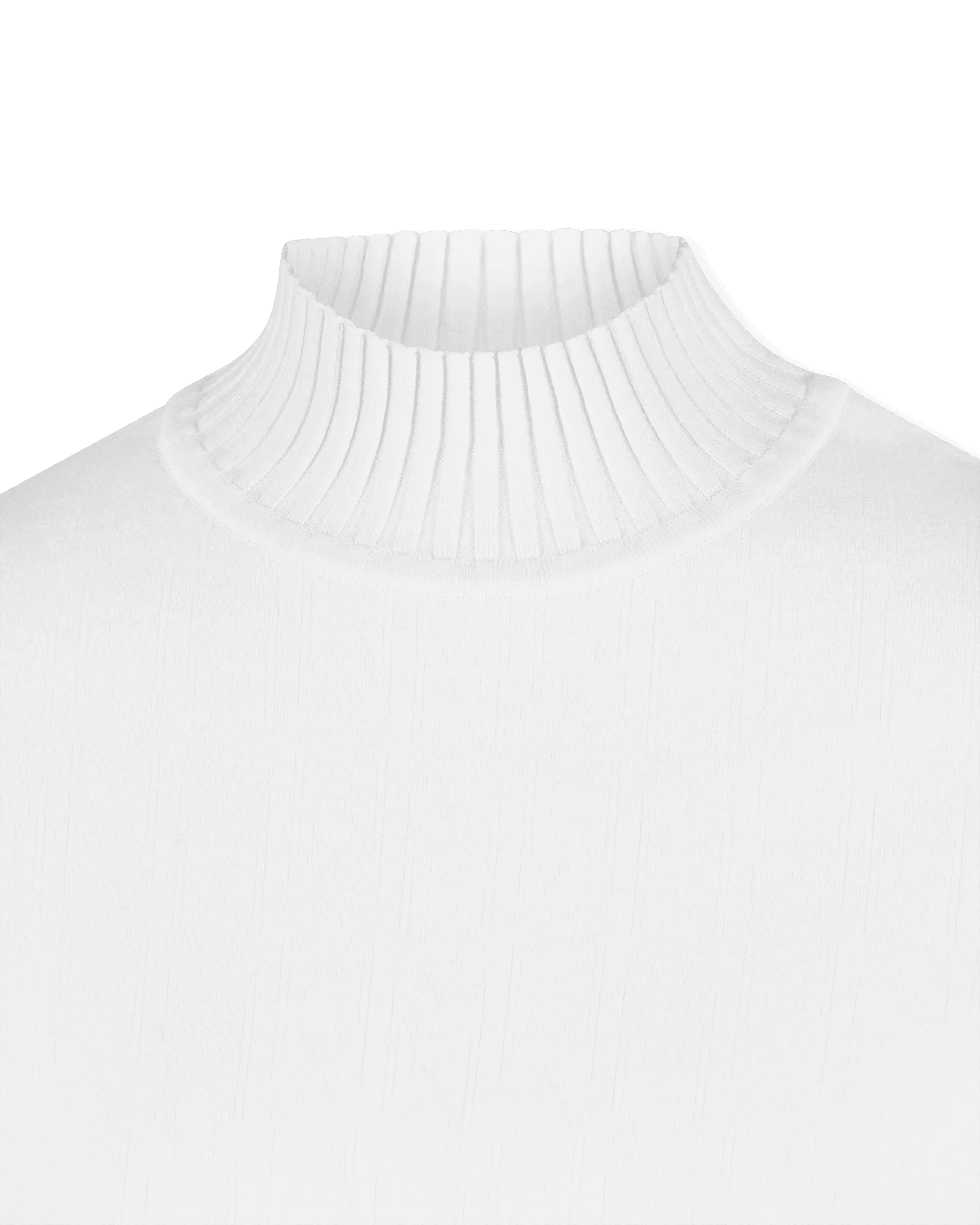Caia Mock Neck Stretch Viscose Knit Top - DIHSAN
