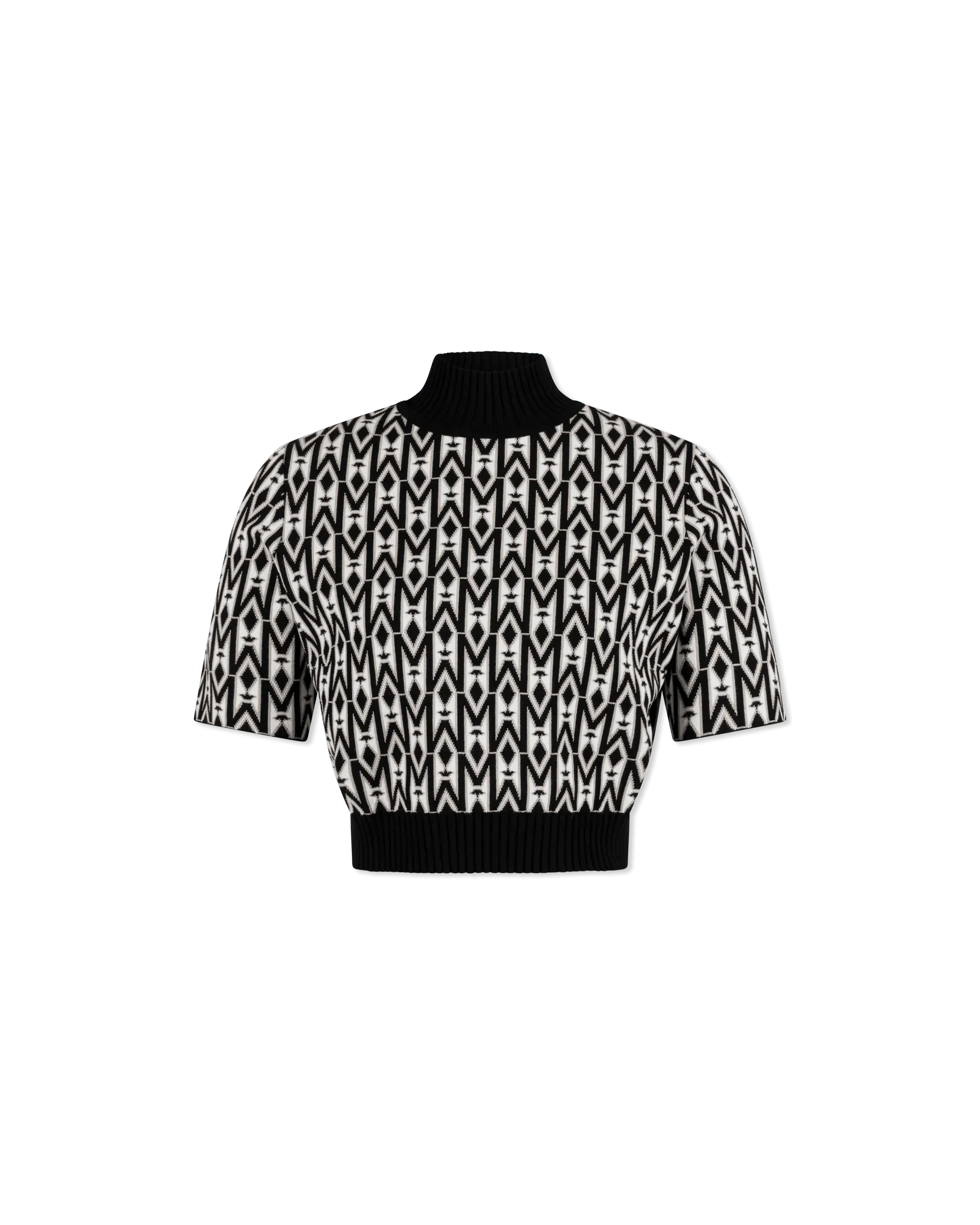 Caia-MG Mock Neck Knit Top - DIHSAN