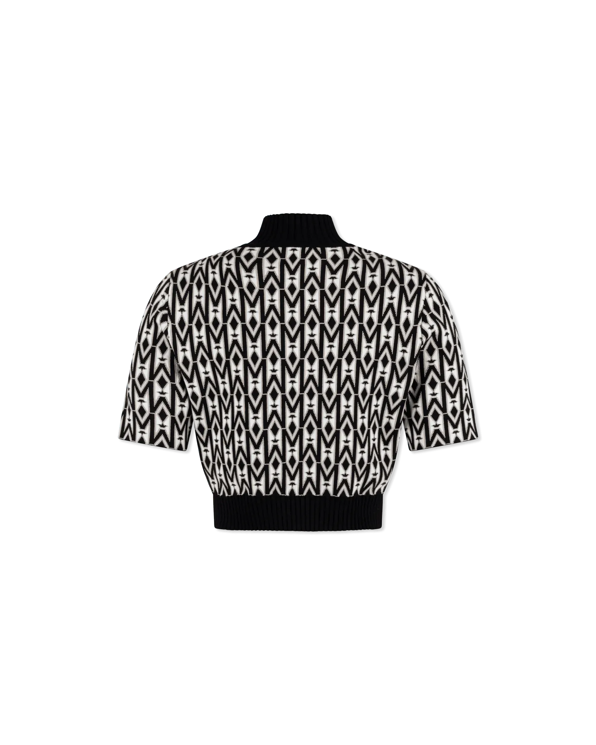 Caia-MG Mock Neck Knit Top - DIHSAN