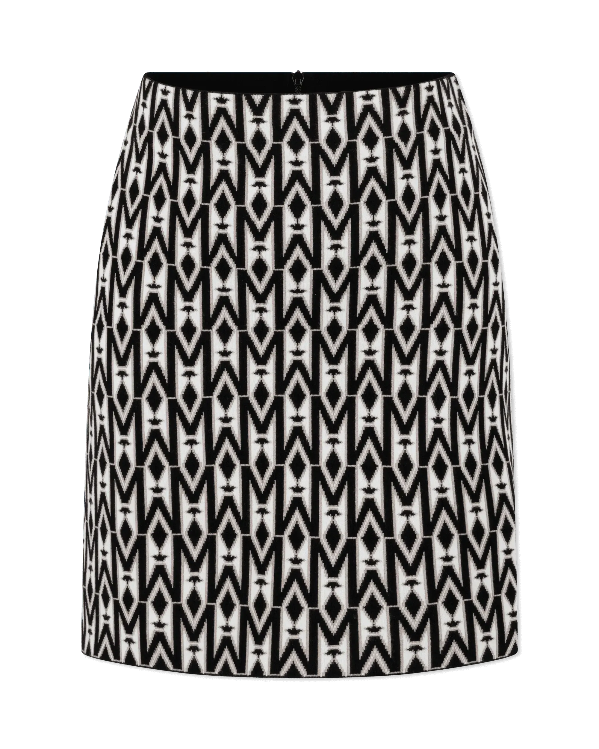 Dea-MG Jacquard Monogram Short Skirt - DIHSAN