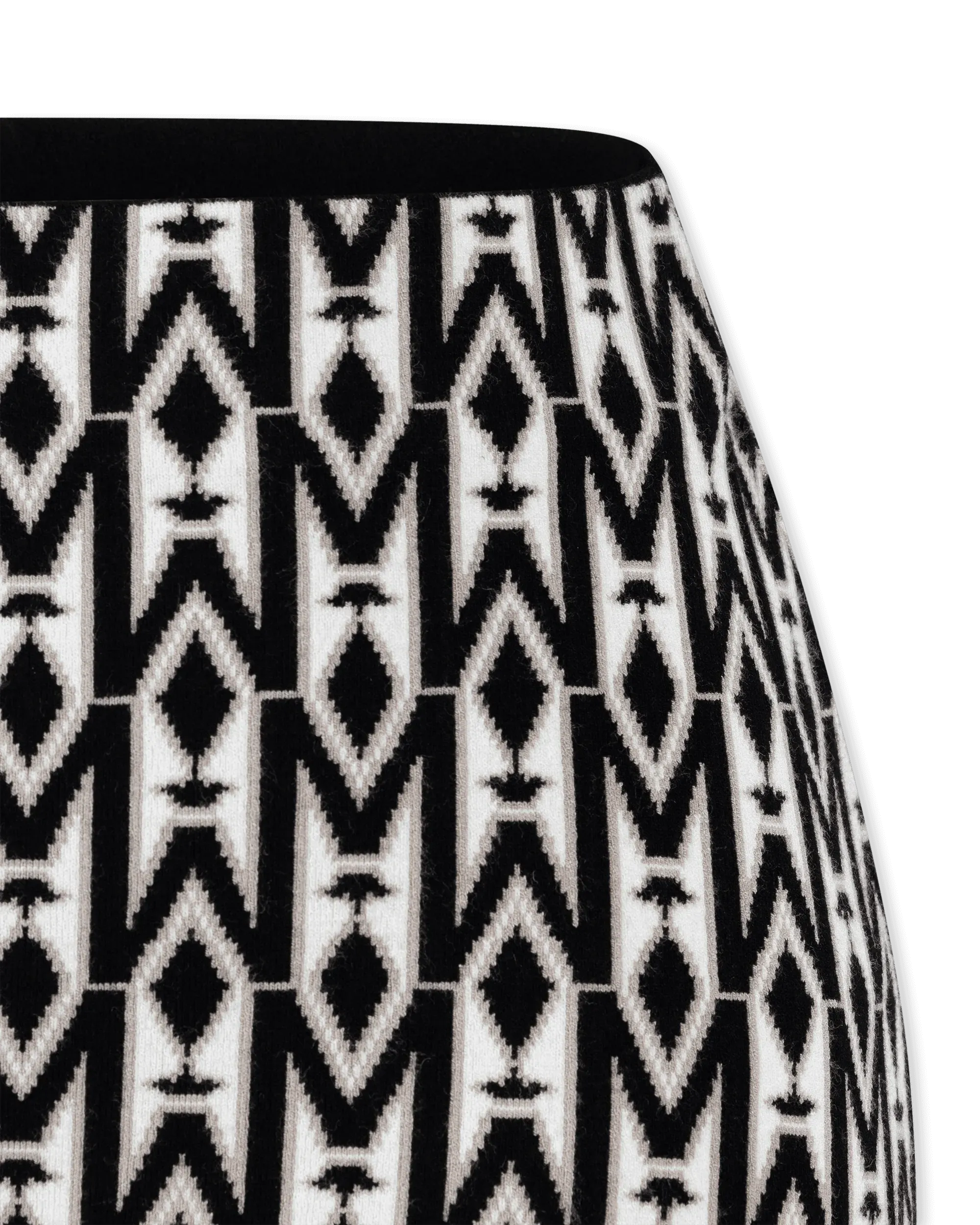 Dea-MG Jacquard Monogram Short Skirt - DIHSAN