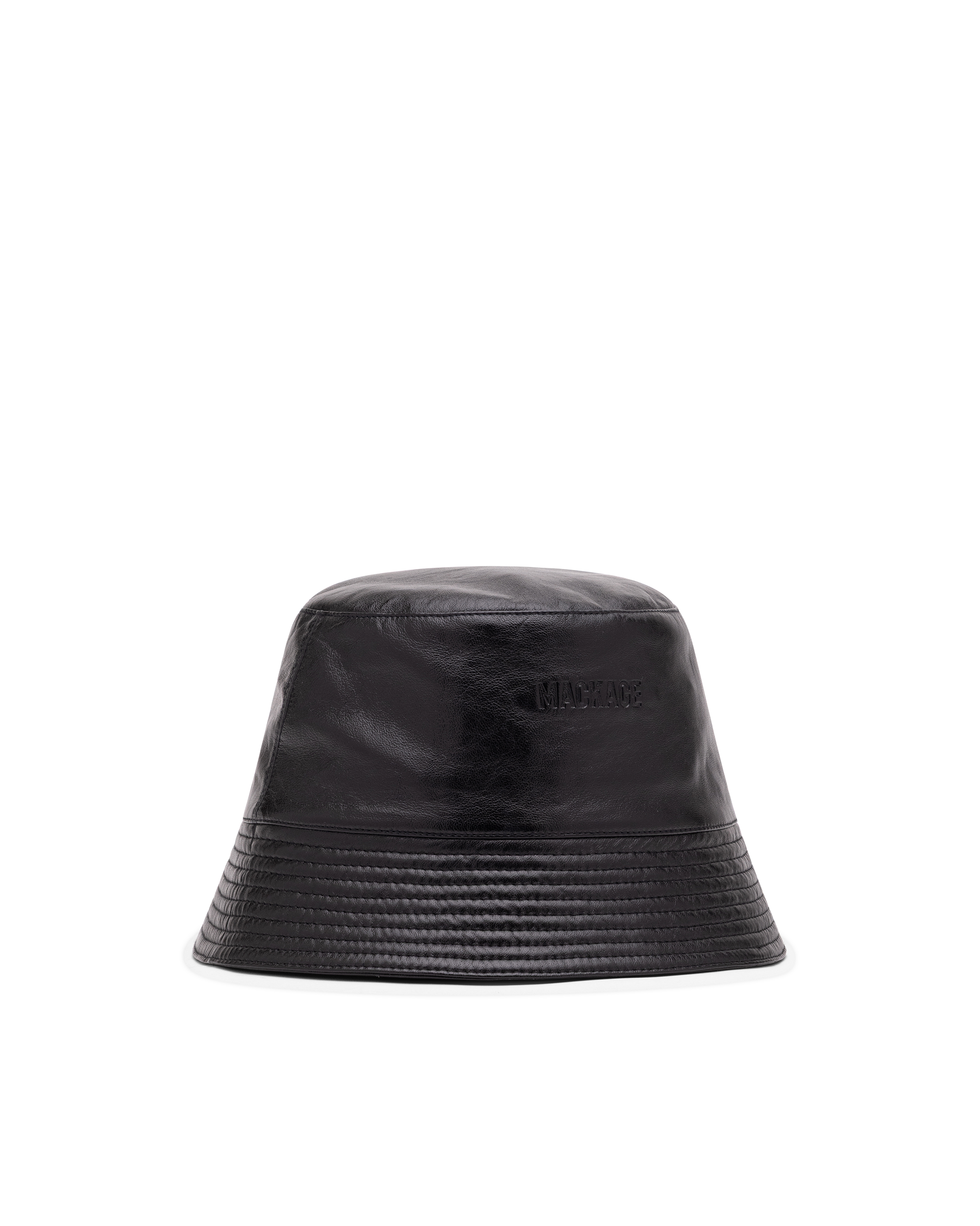 Wolffe Leather Bucket Hat