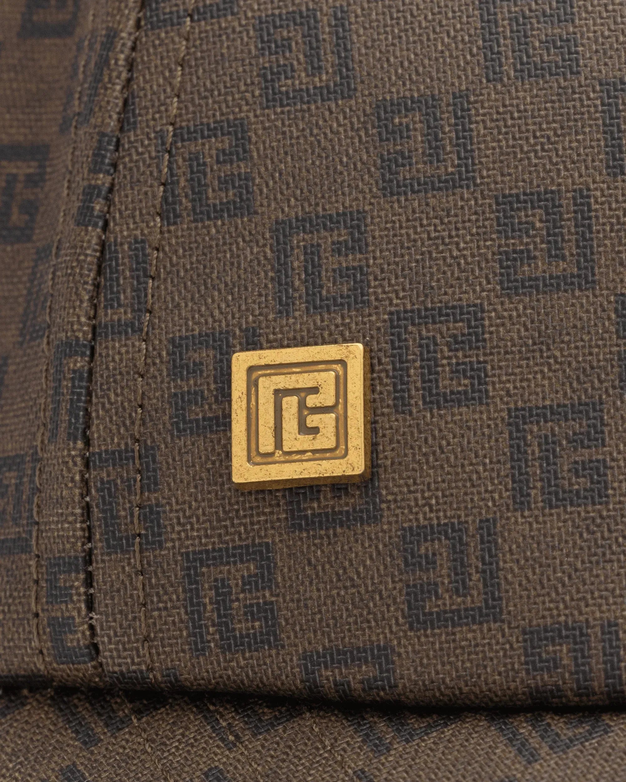 Mini Monogram Coated Canvas Cap - DIHSAN