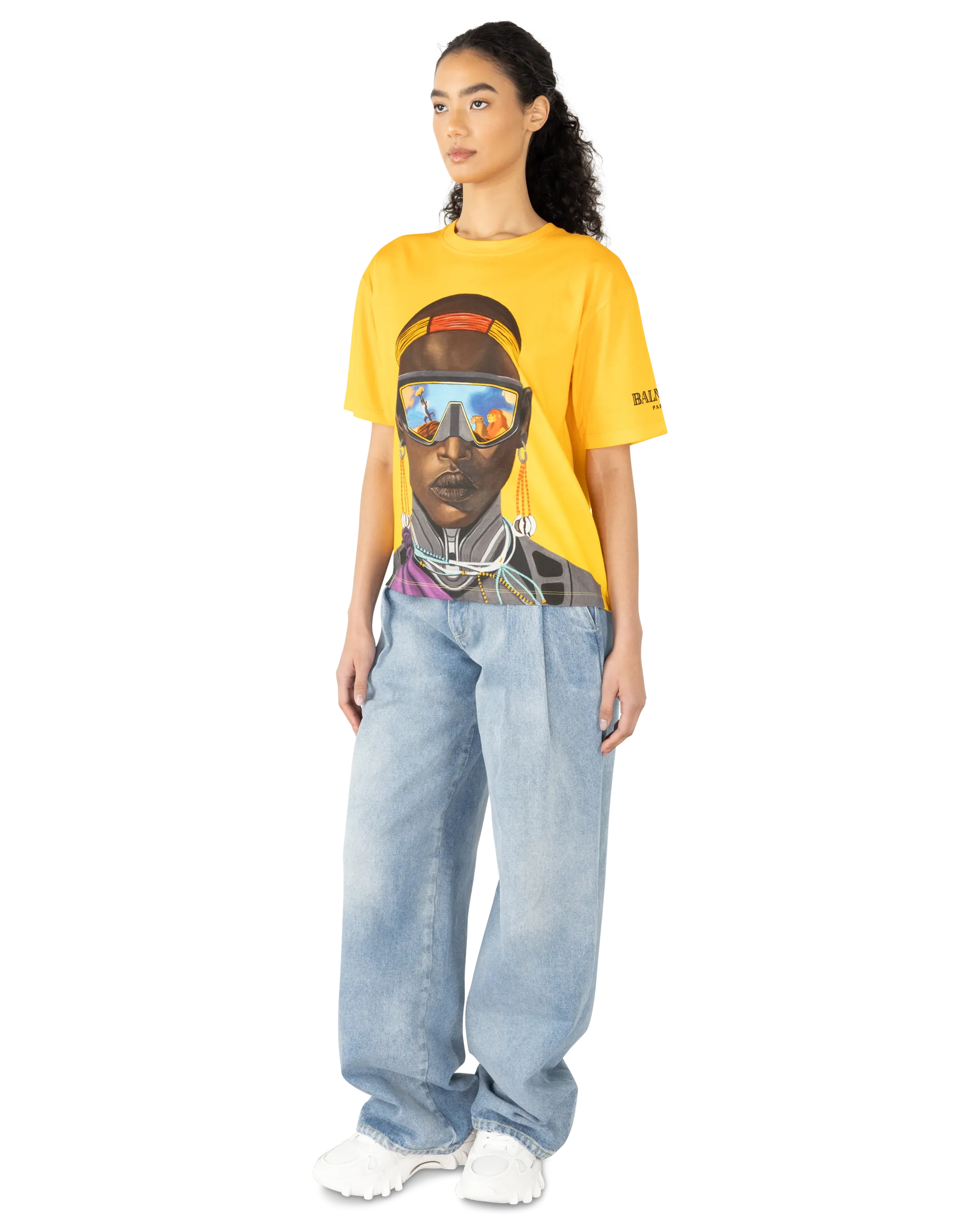 B-East Leather and Suede-Lined Sneakers