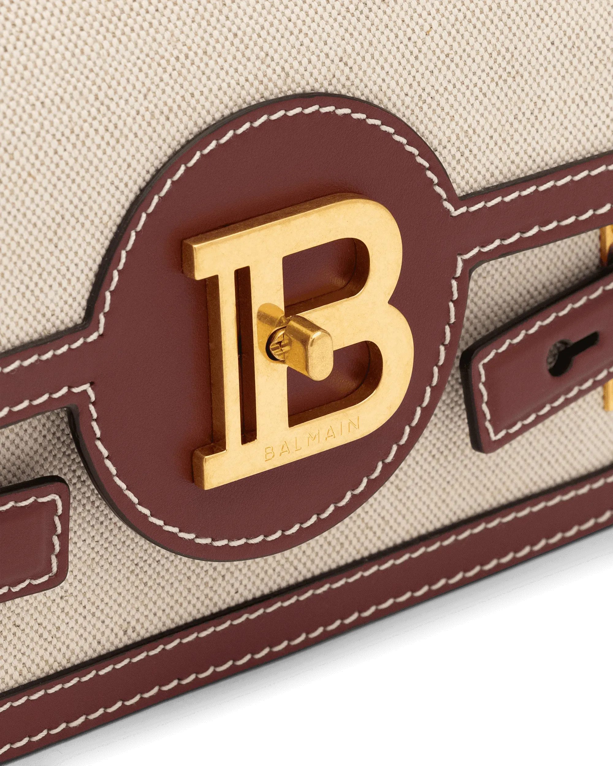 B-Buzz 24 Canvas and Leather Bag - DIHSAN