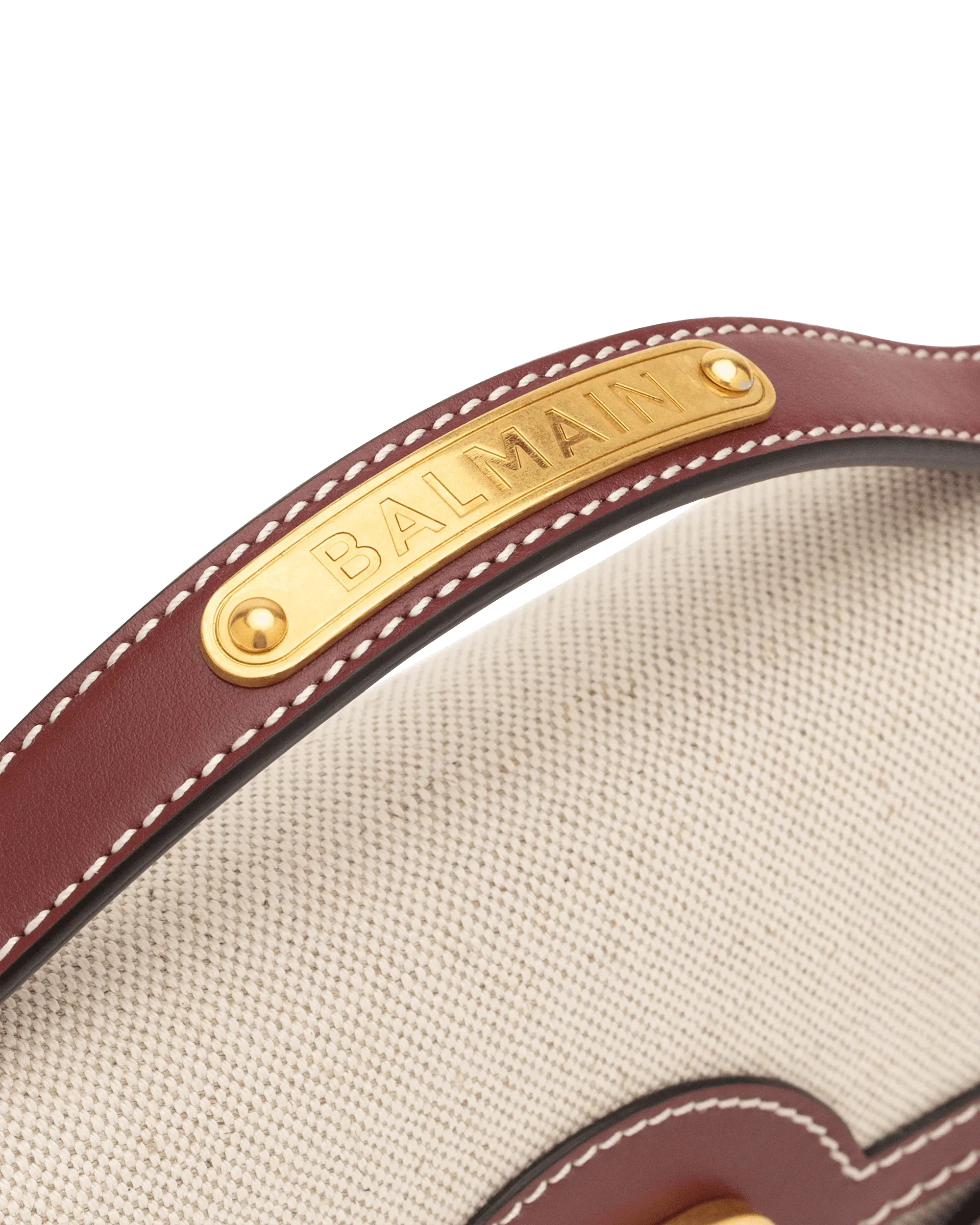 B-Buzz 24 Canvas and Leather Bag - DIHSAN