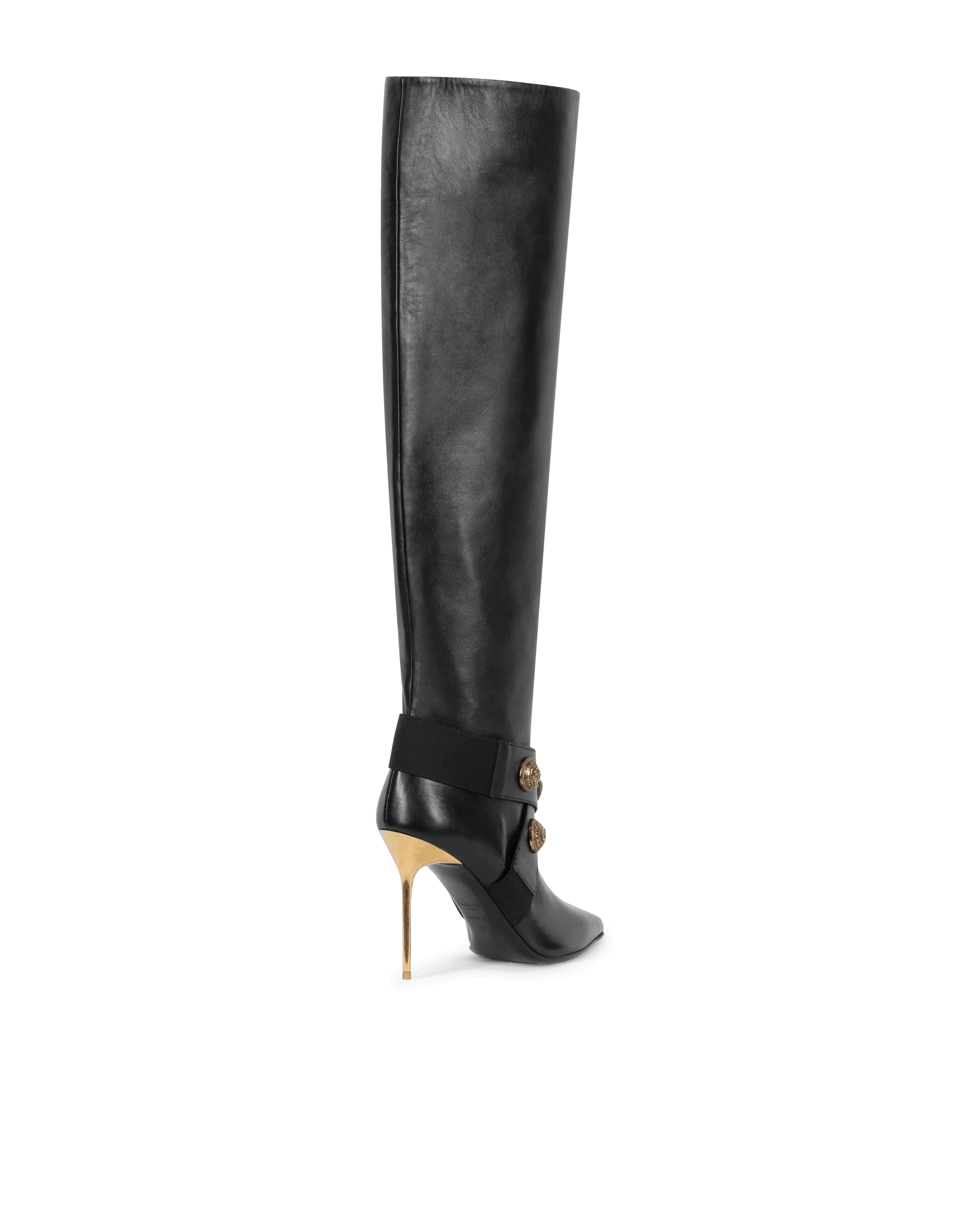 Alma Knee-High Leather Boots - DIHSAN