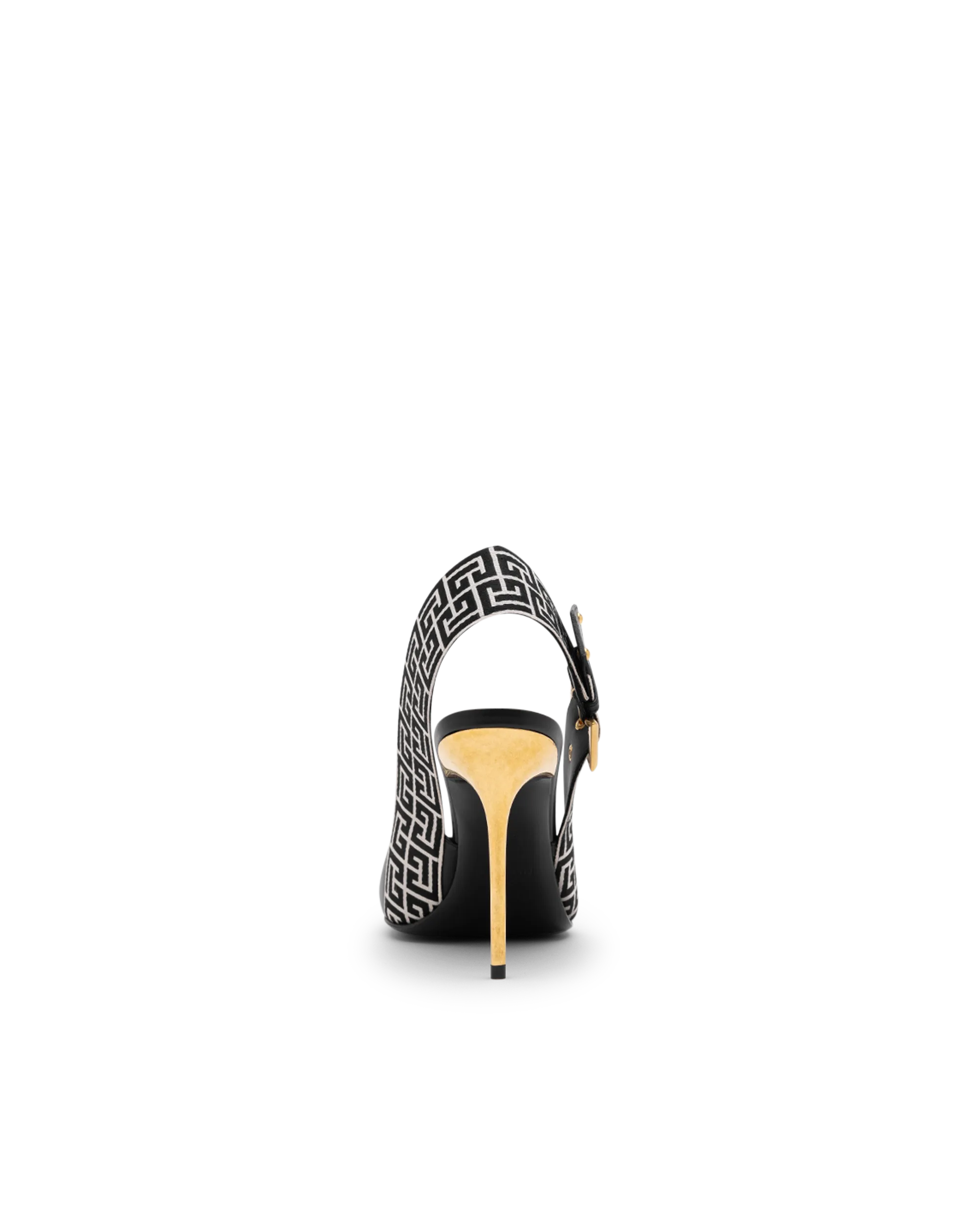 Ruby Slingback Monogram Pumps