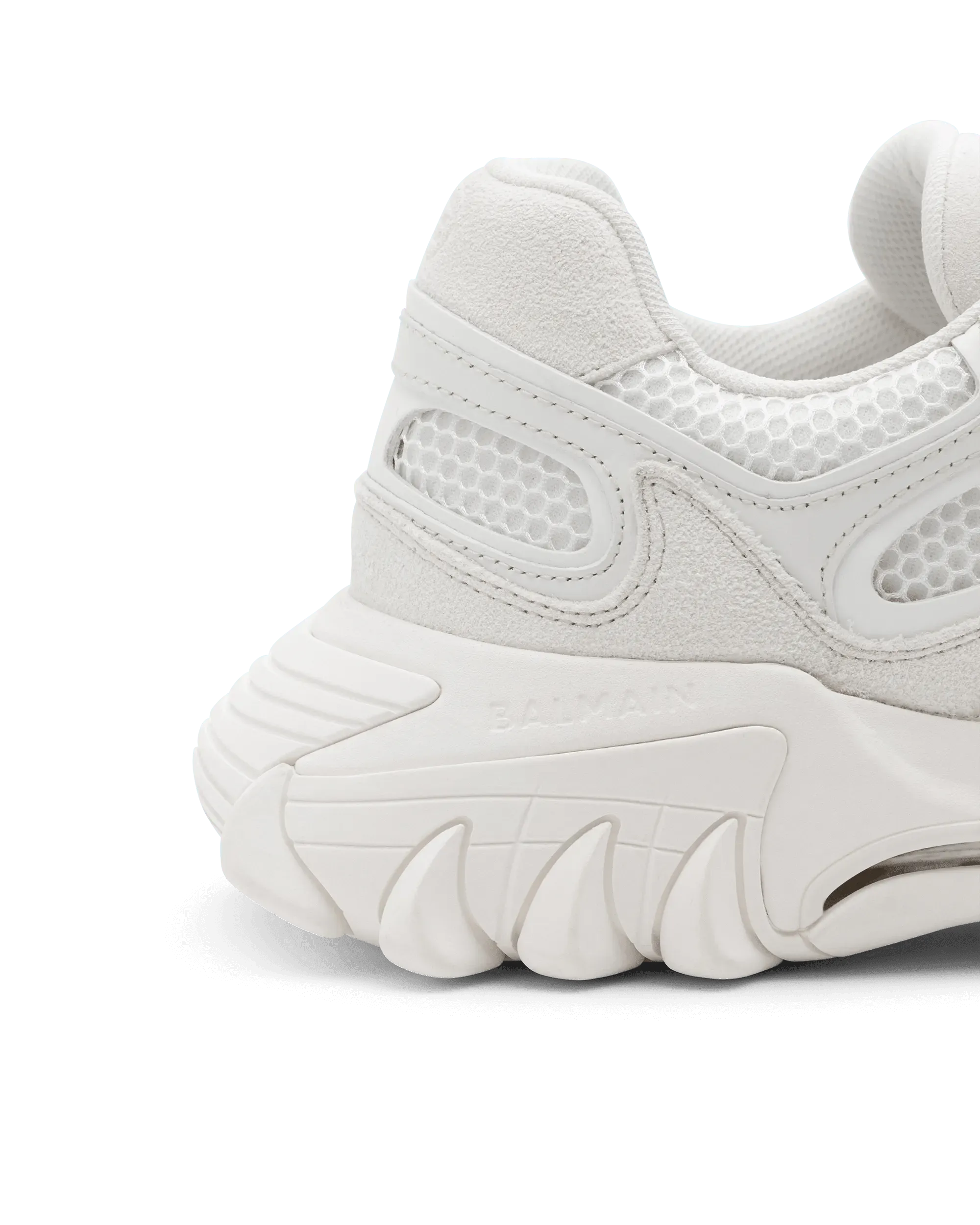 B-East Leather and Suede-Lined Sneakers - DIHSAN