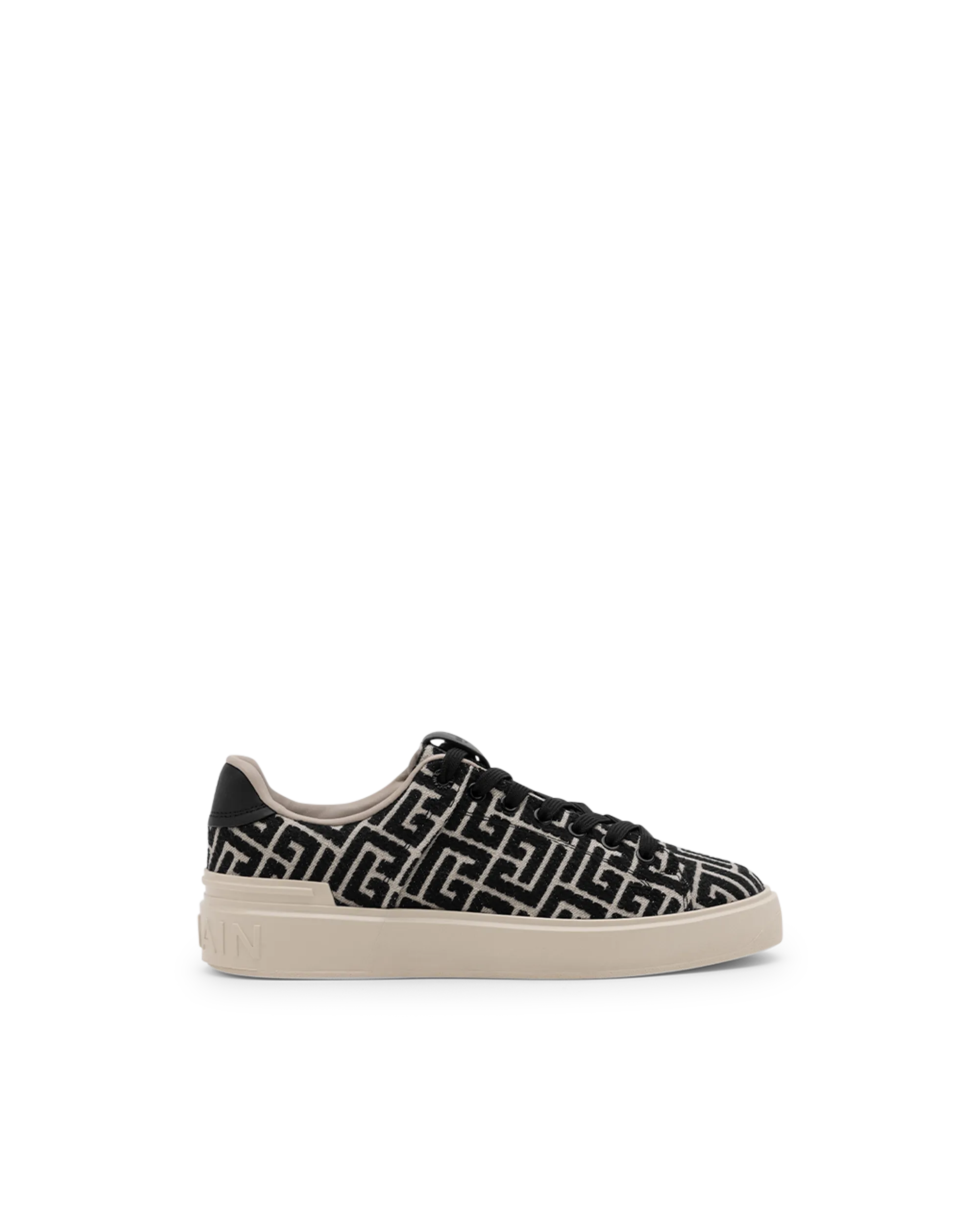 B-Court Monogram Jacquard Sneaker