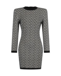 Monogram Knit Mini Dress