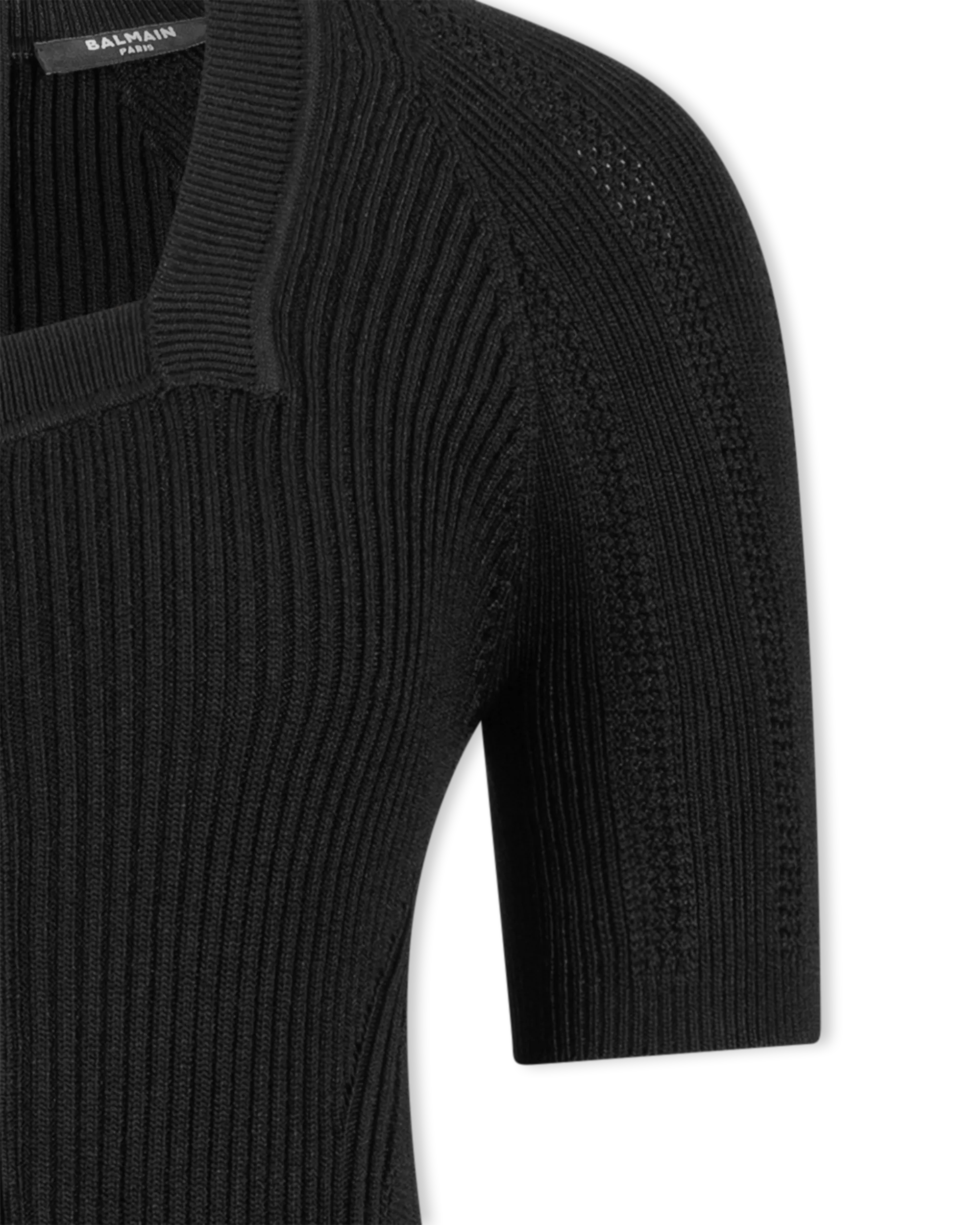 Short Sleeve Ribbed Knit Midi Dress