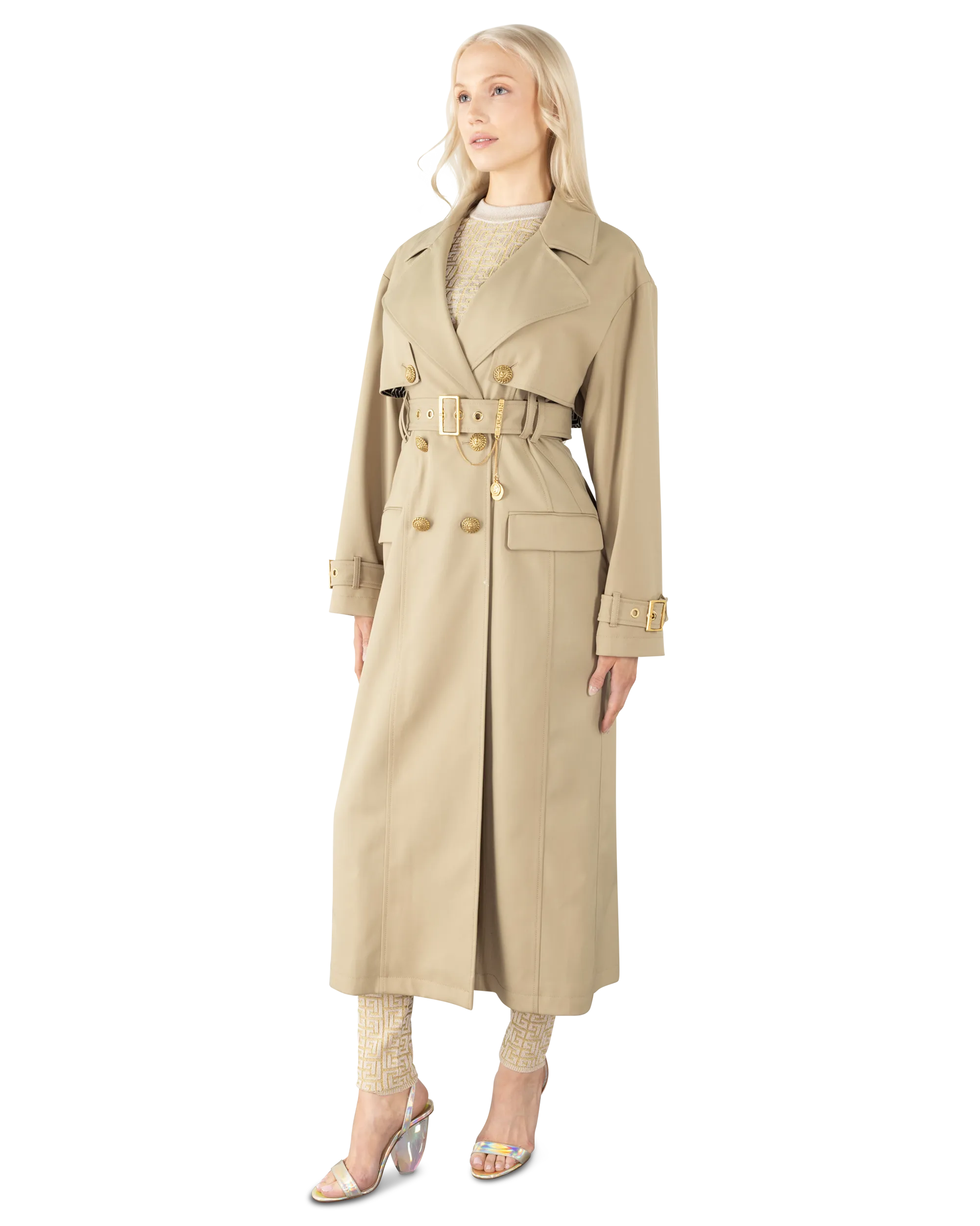 Gabardine Trench Coat
