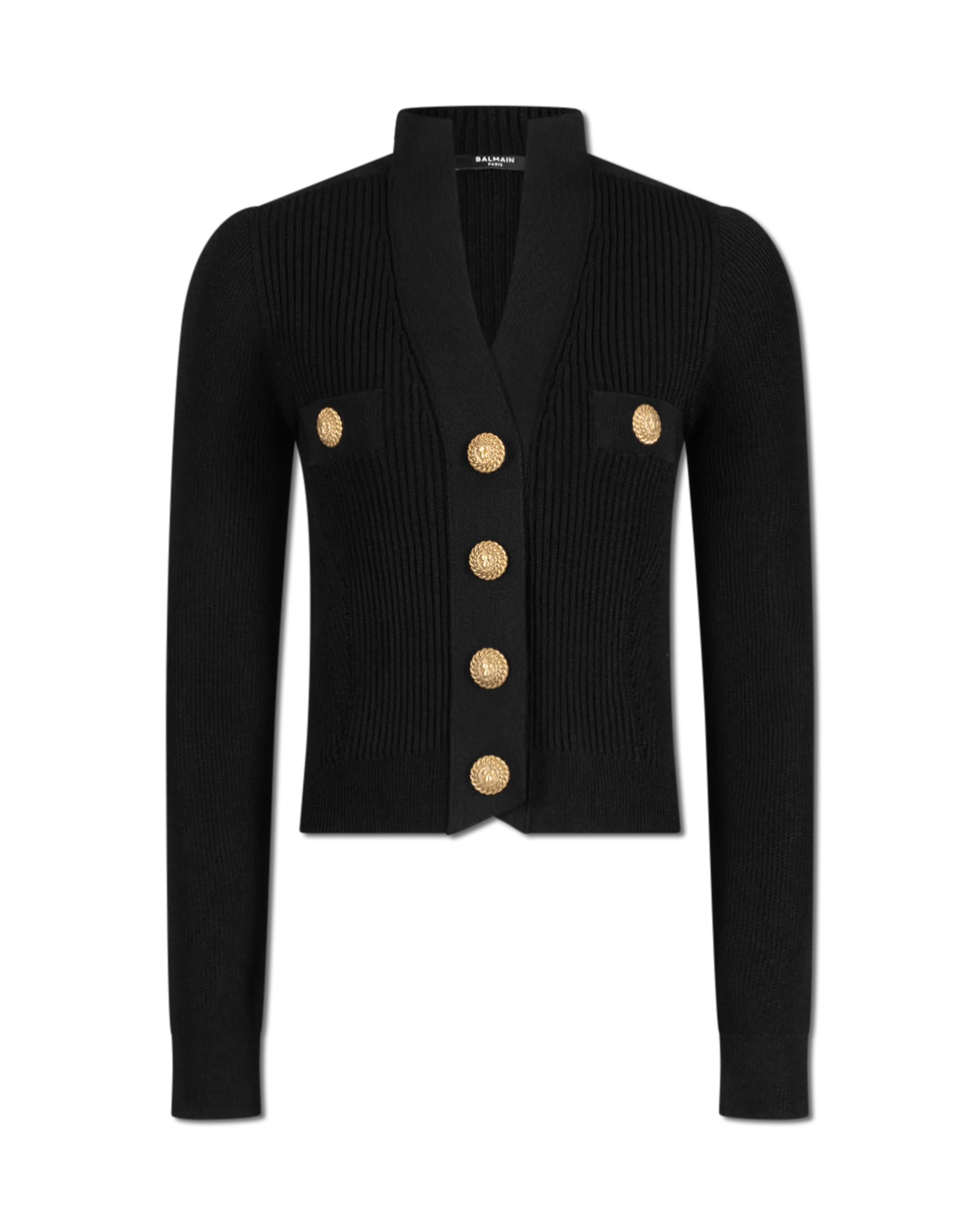 Buttoned Knitted Cardigan