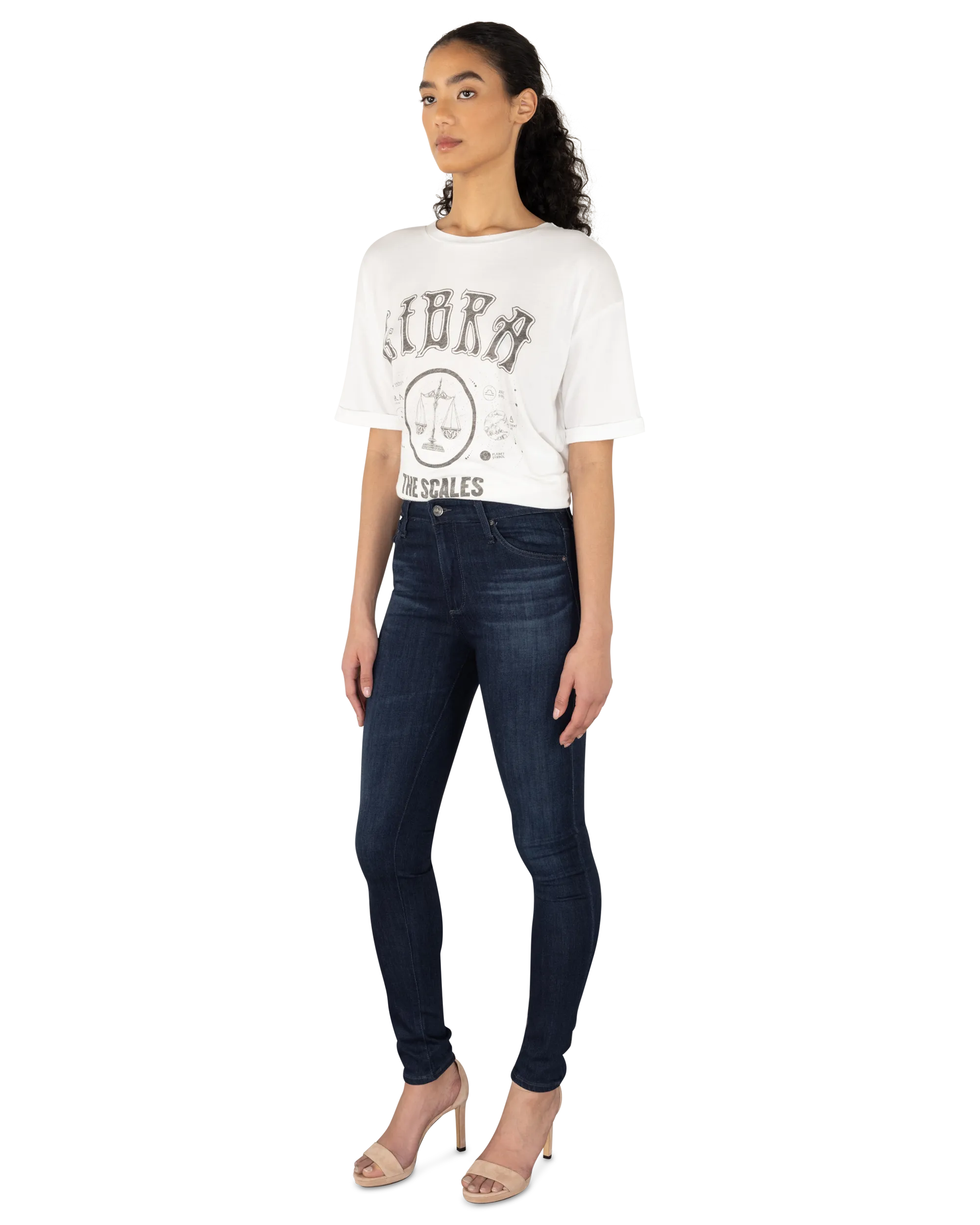 Farrah High-Rise Skinny Jeans