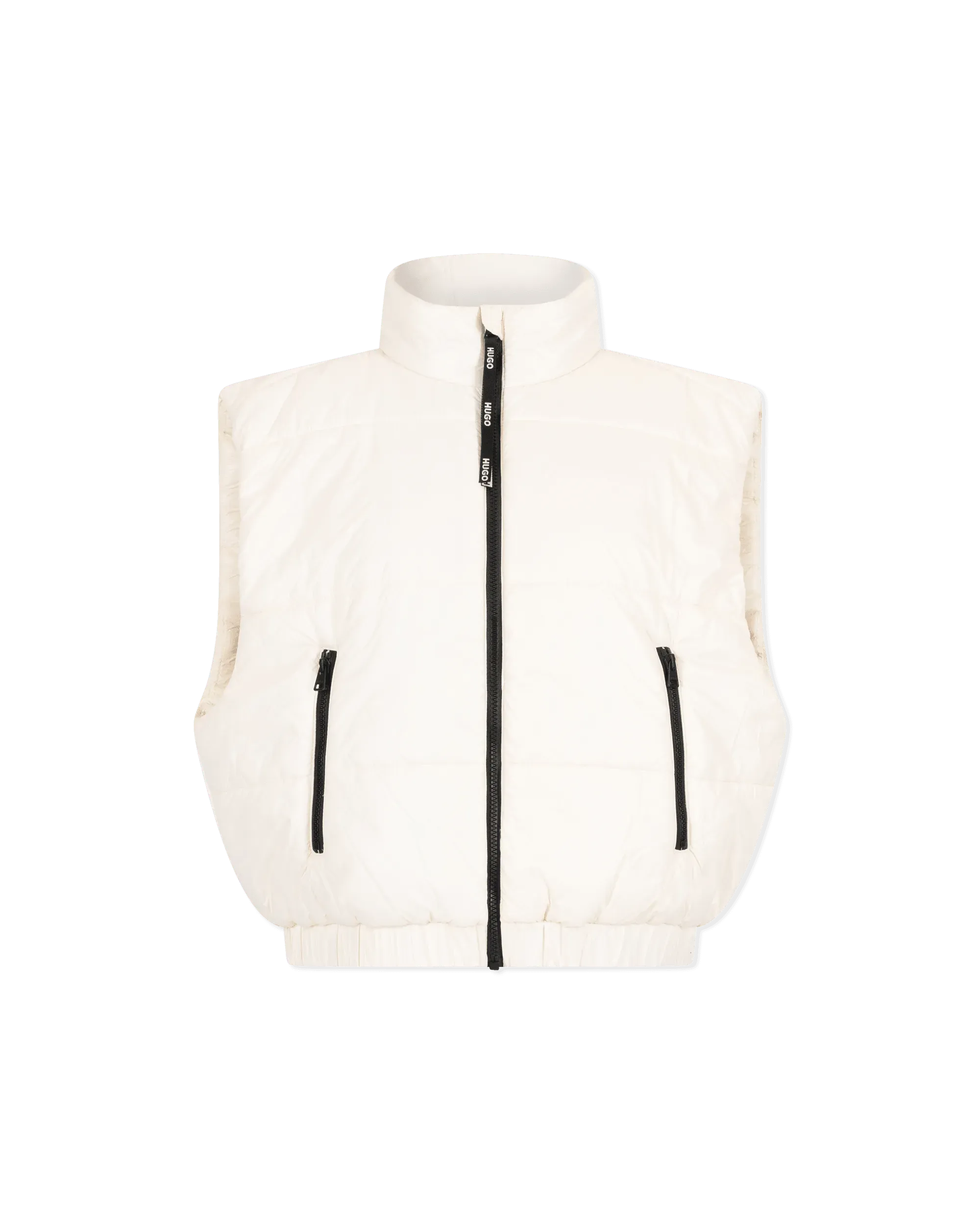 Felere Panel Quilted Puffer Vest - DIHSAN