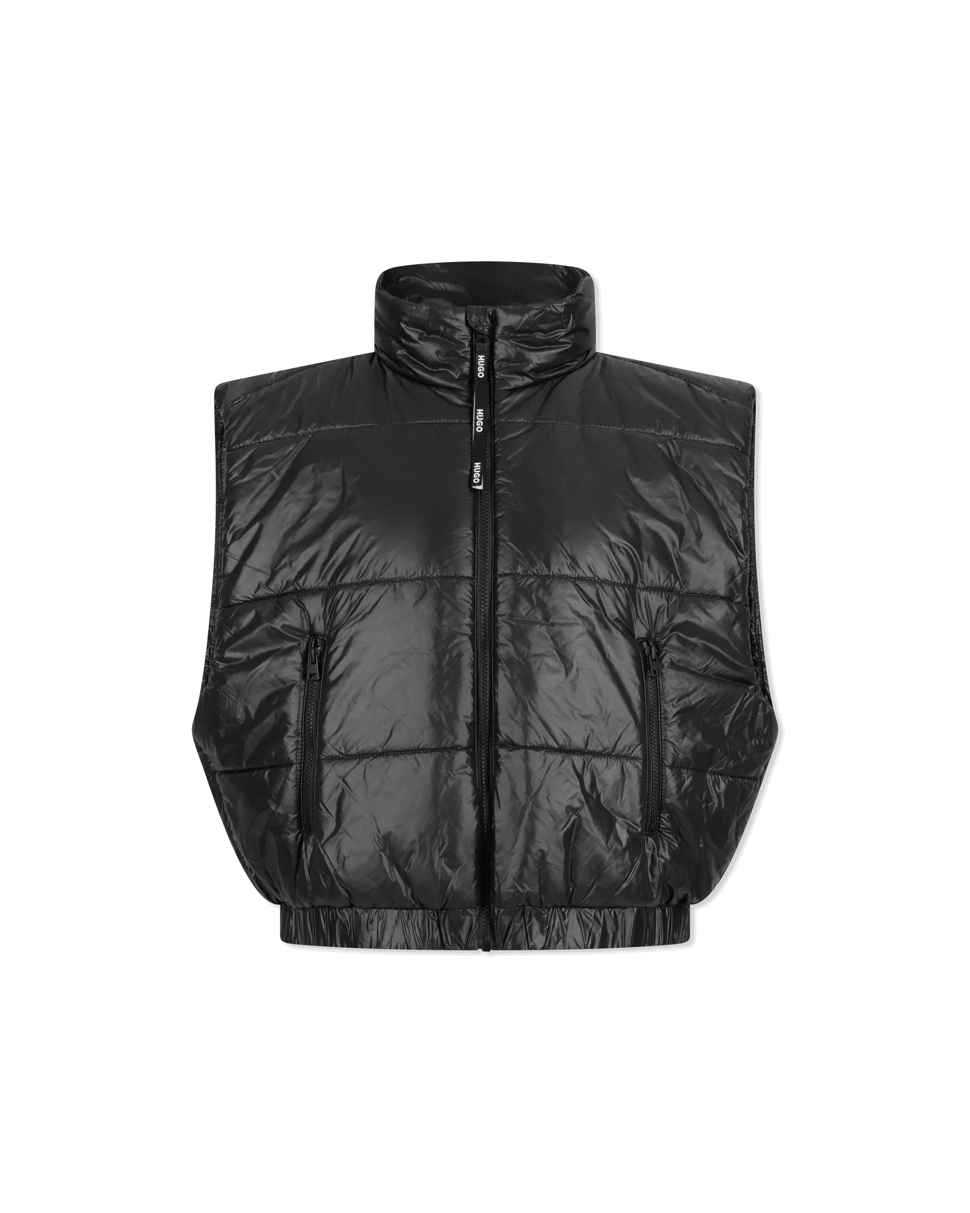 Felere Panel Quilted Puffer Vest - DIHSAN