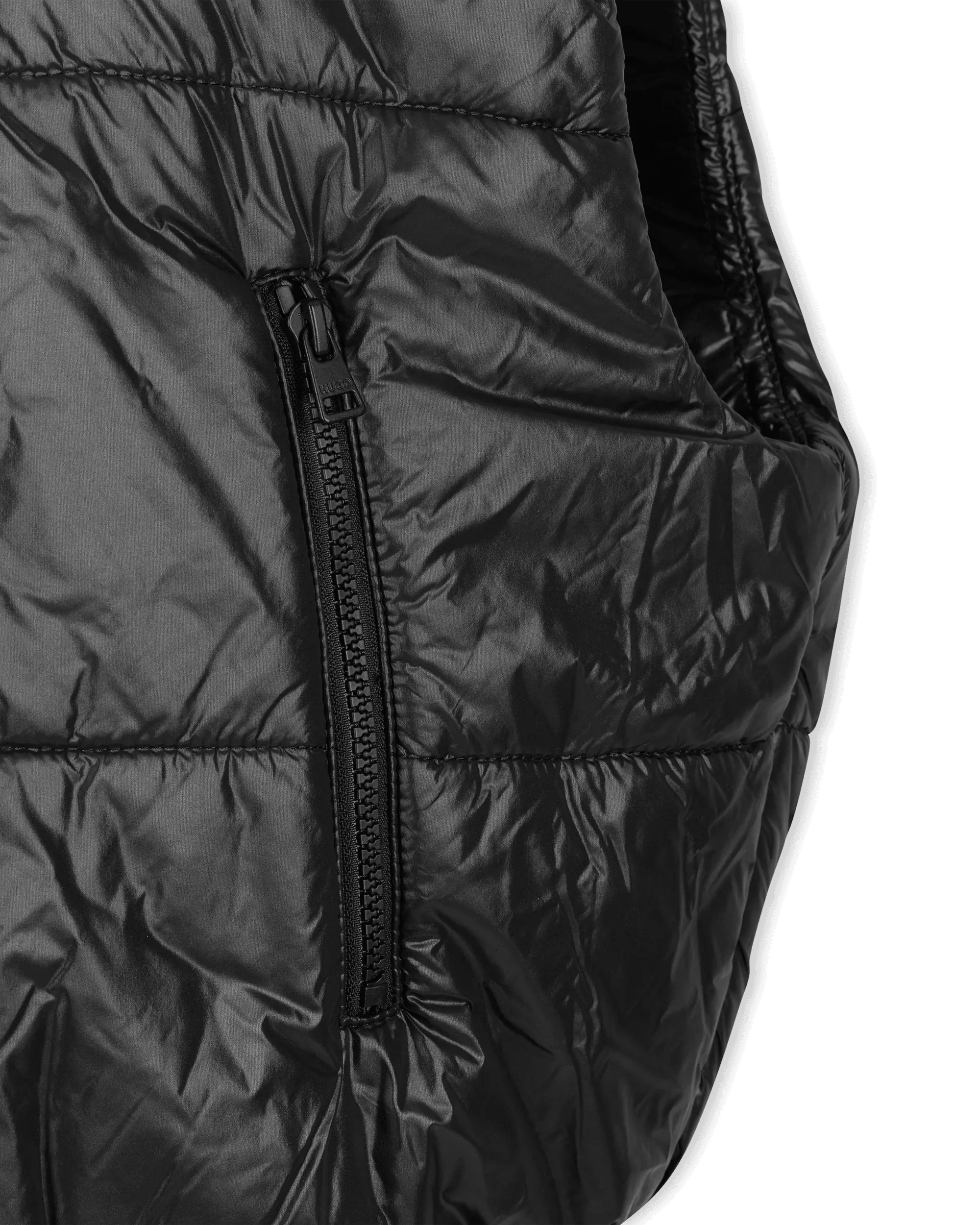 Felere Panel Quilted Puffer Vest - DIHSAN