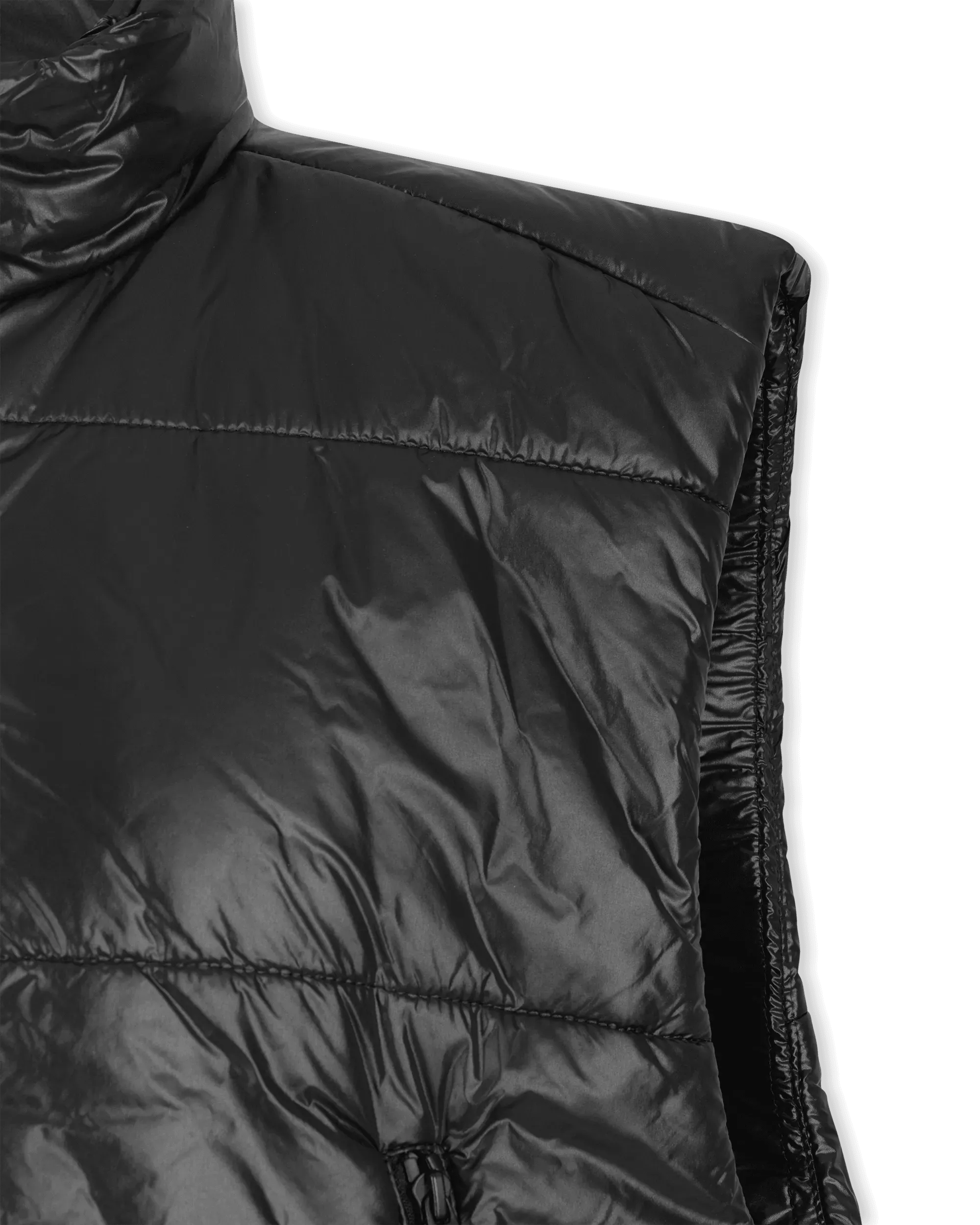 Felere Panel Quilted Puffer Vest - DIHSAN