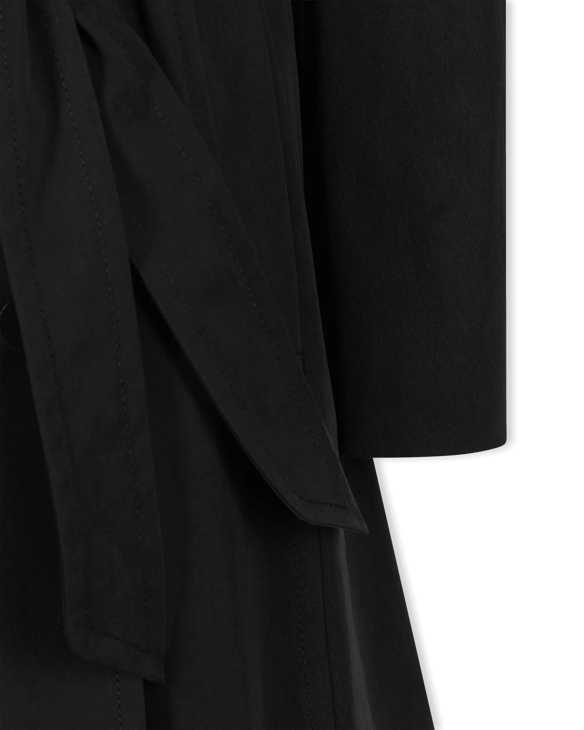 Makaras Belted Trench Coat - DIHSAN