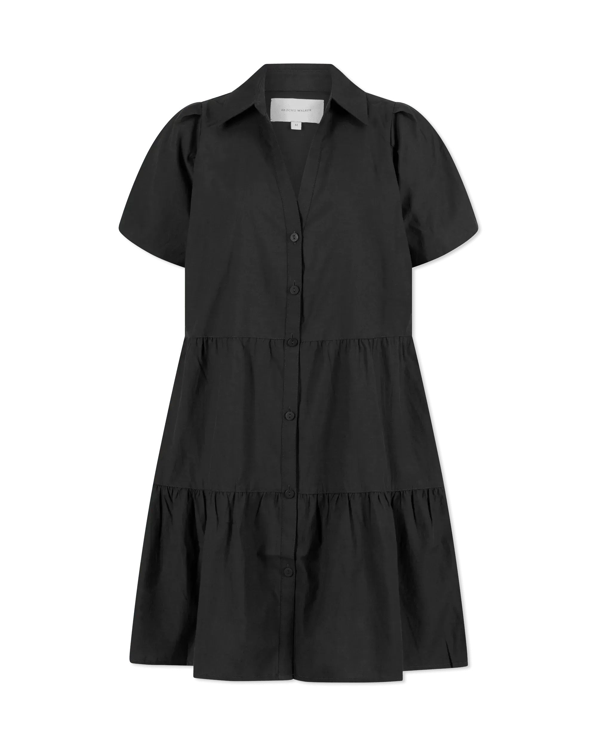 Puff Sleeve Havana Mini Dress - DIHSAN