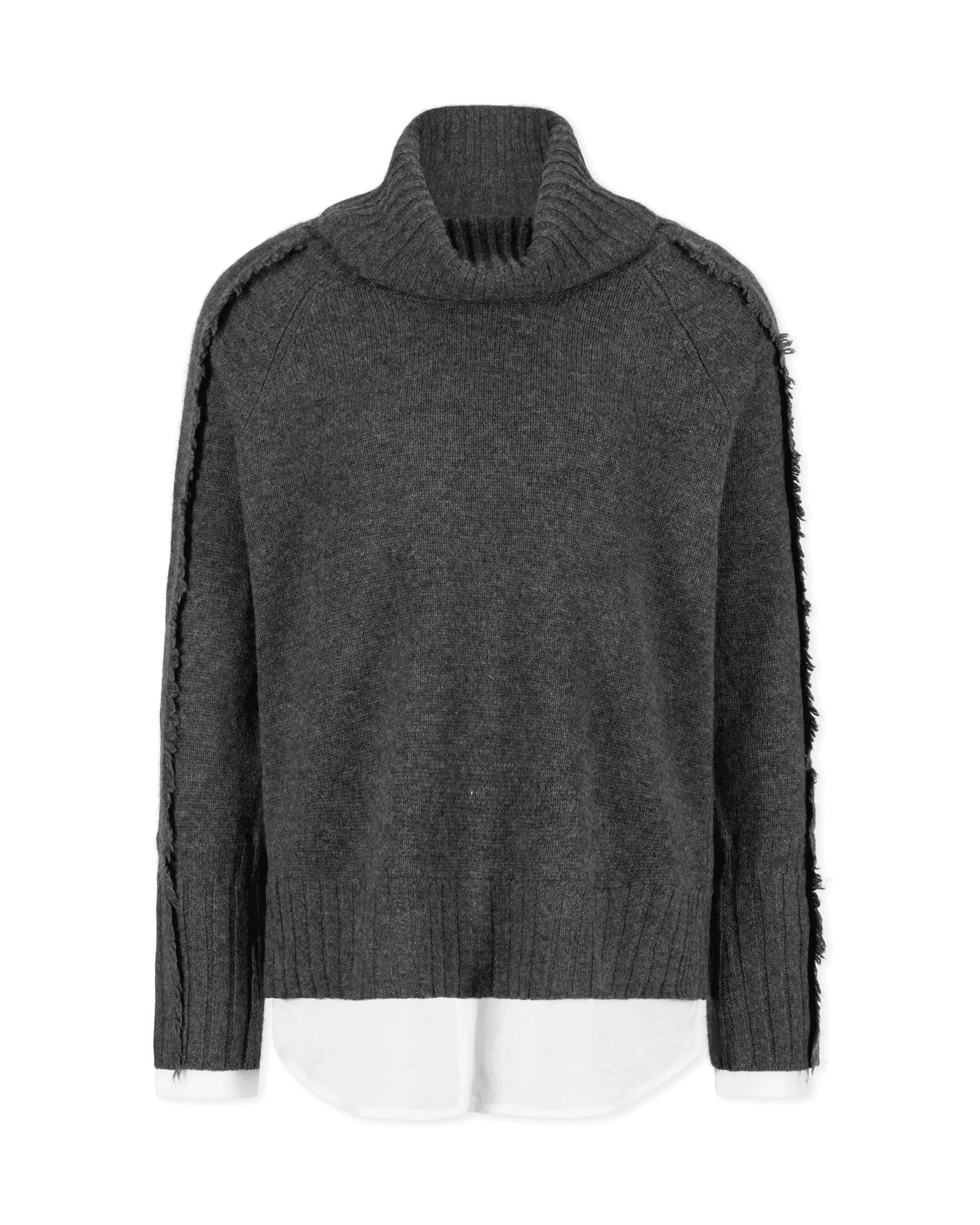 Jolie Fringe Layered Looker Sweater - DIHSAN