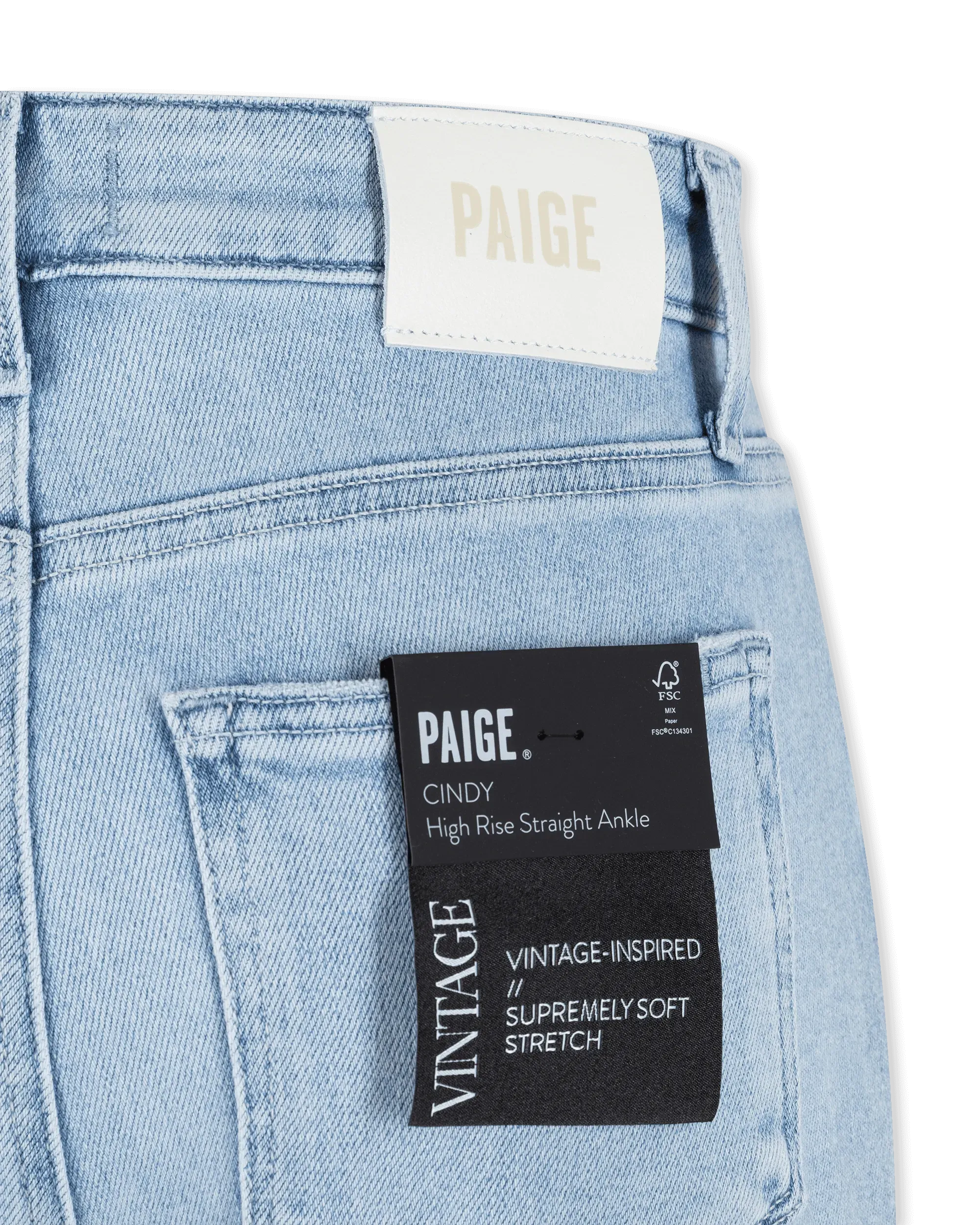 Cindy Stellar Hem Ultra High-Rise Jeans - DIHSAN