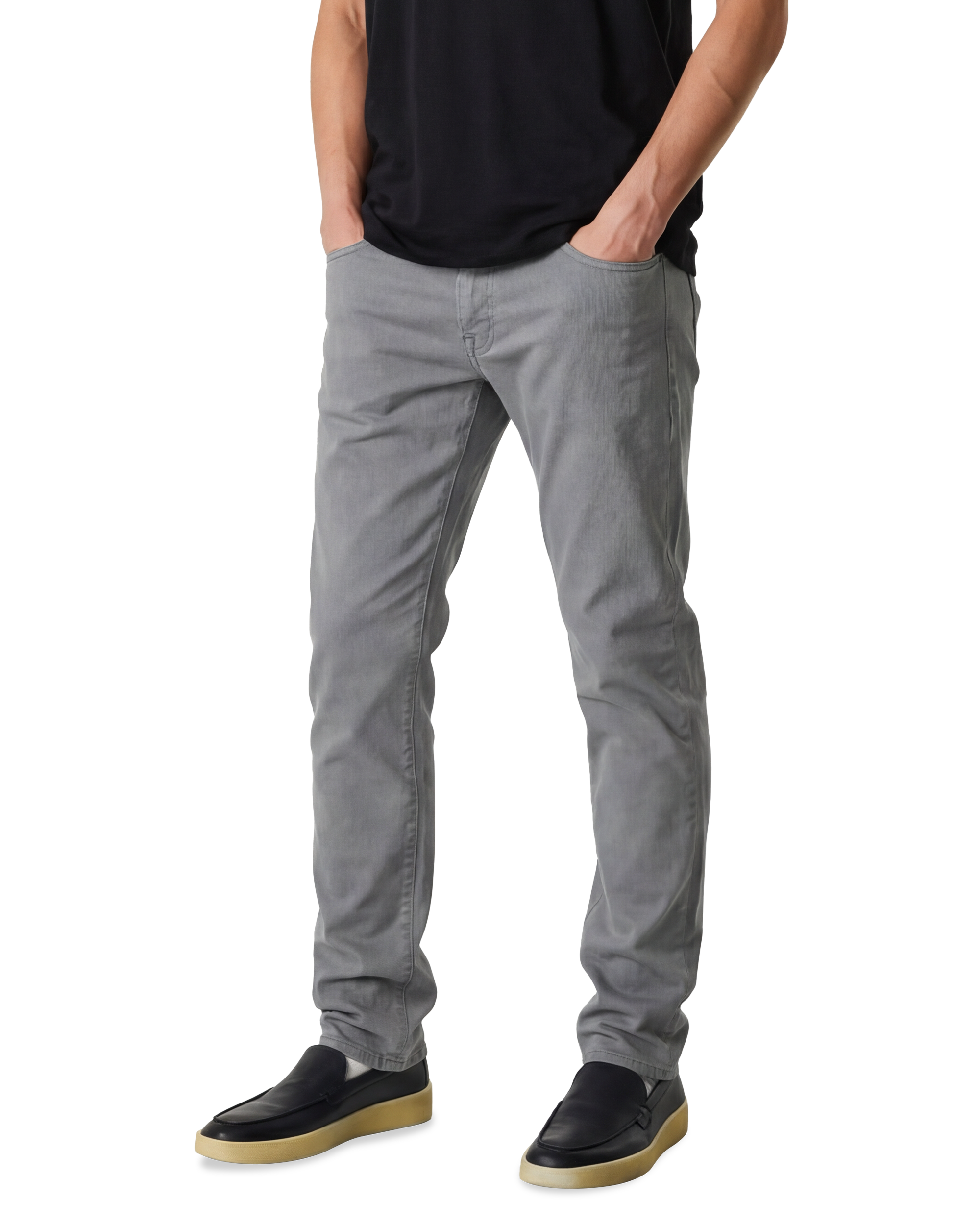 Dylan Slim Skinny Sueded Sateen