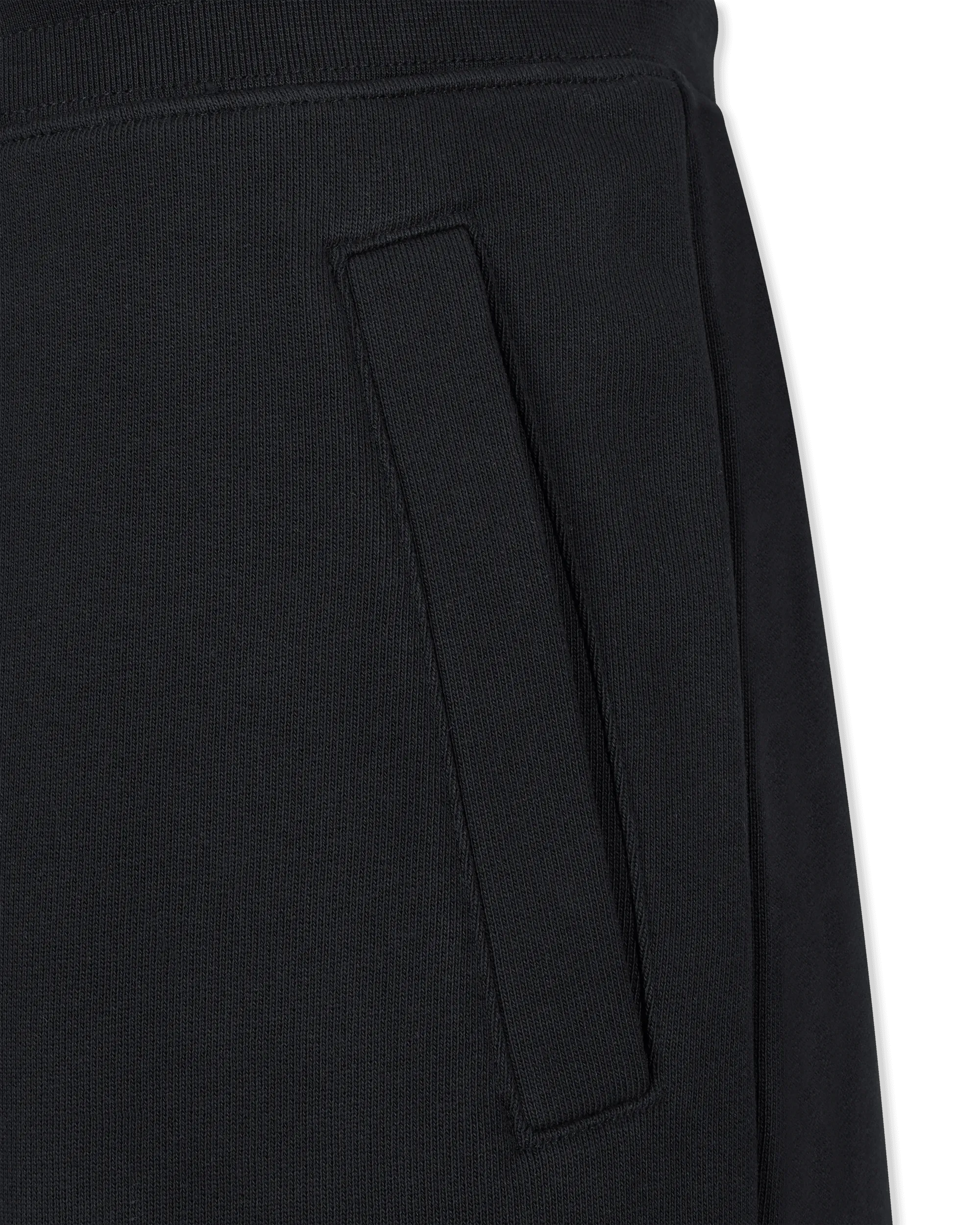 Black Cotton Dapalmi Sweat Shorts by HUGO - Red | DIHSAN