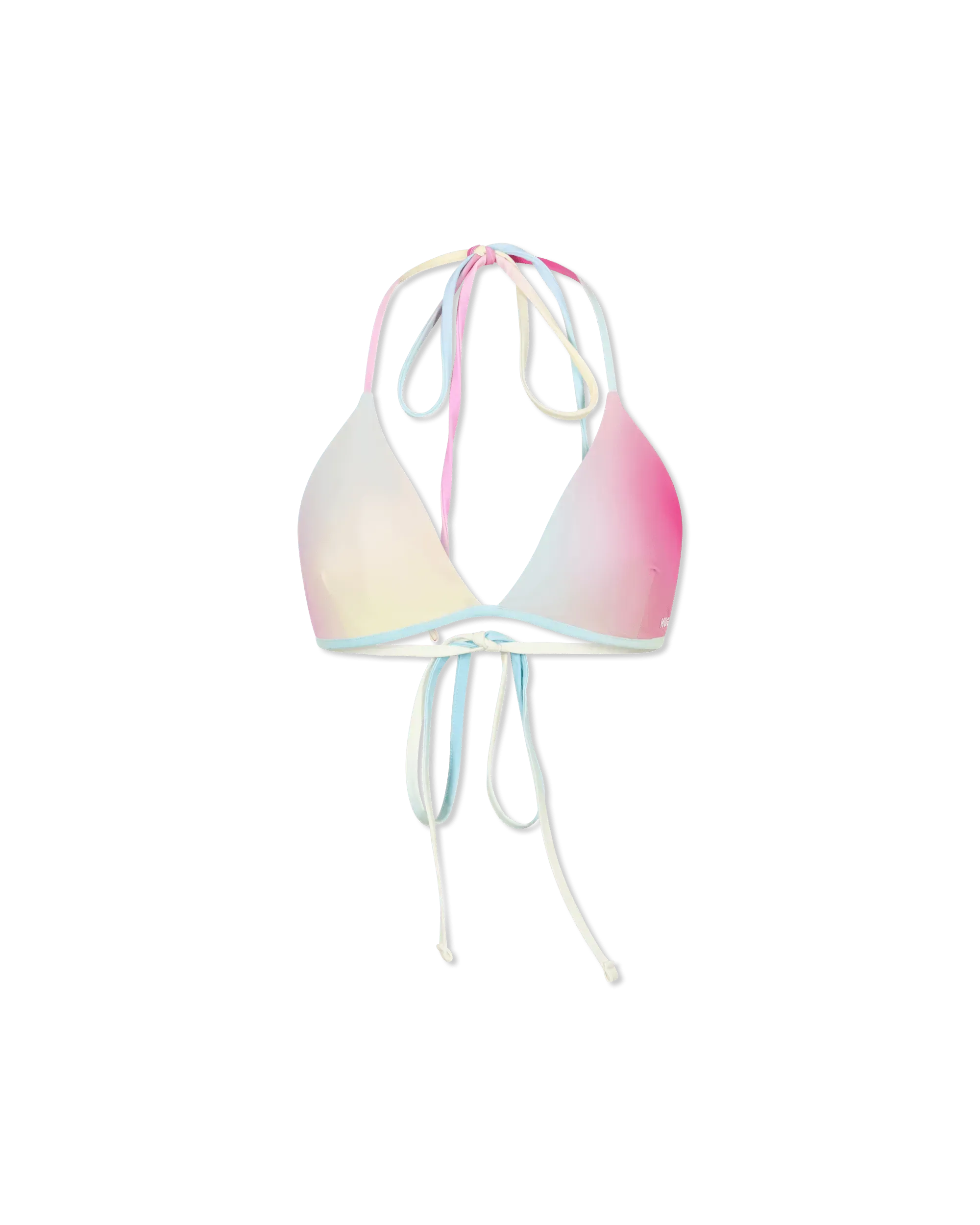 Rainbow Triangle Bikini Top - DIHSAN