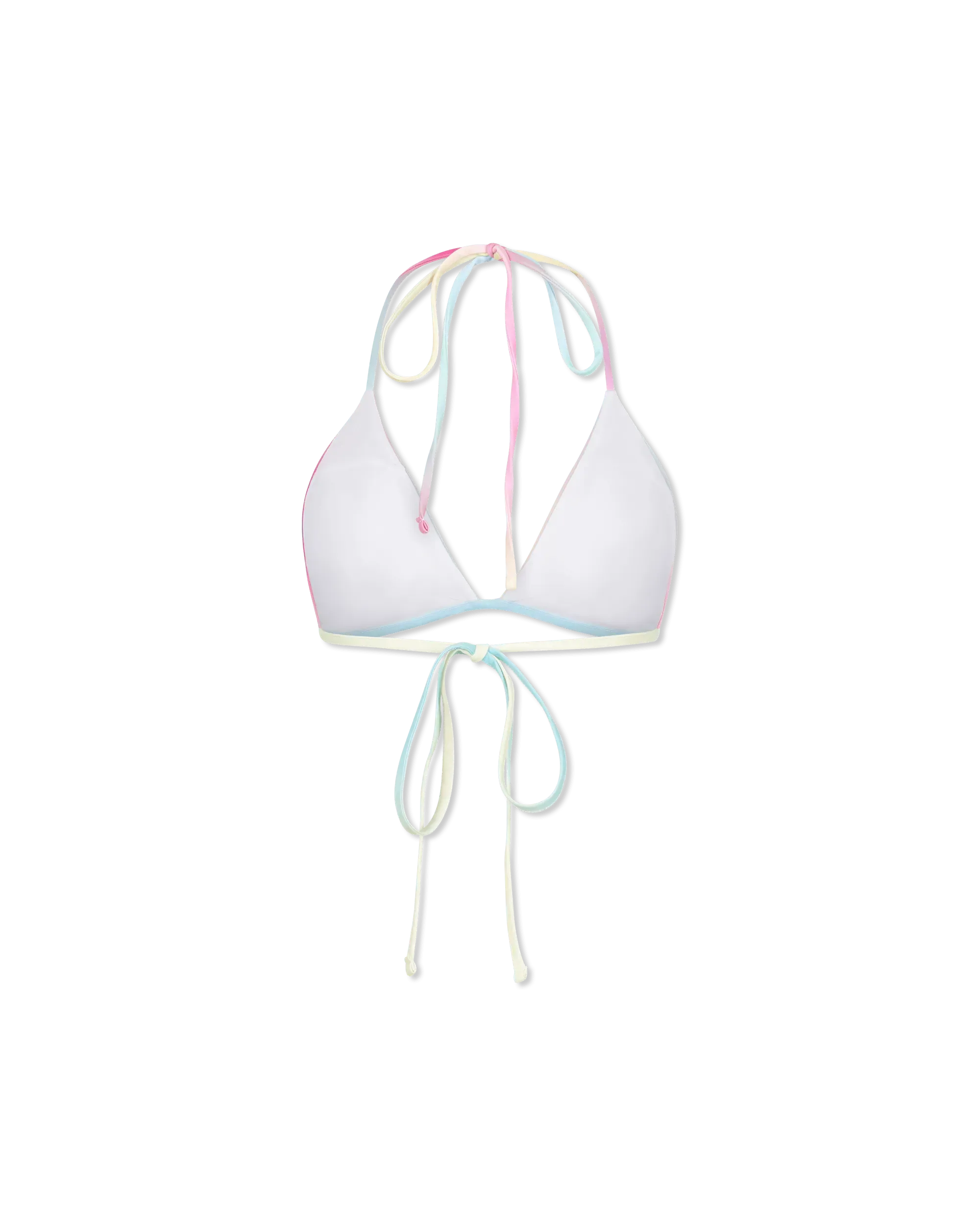Rainbow Triangle Bikini Top - DIHSAN