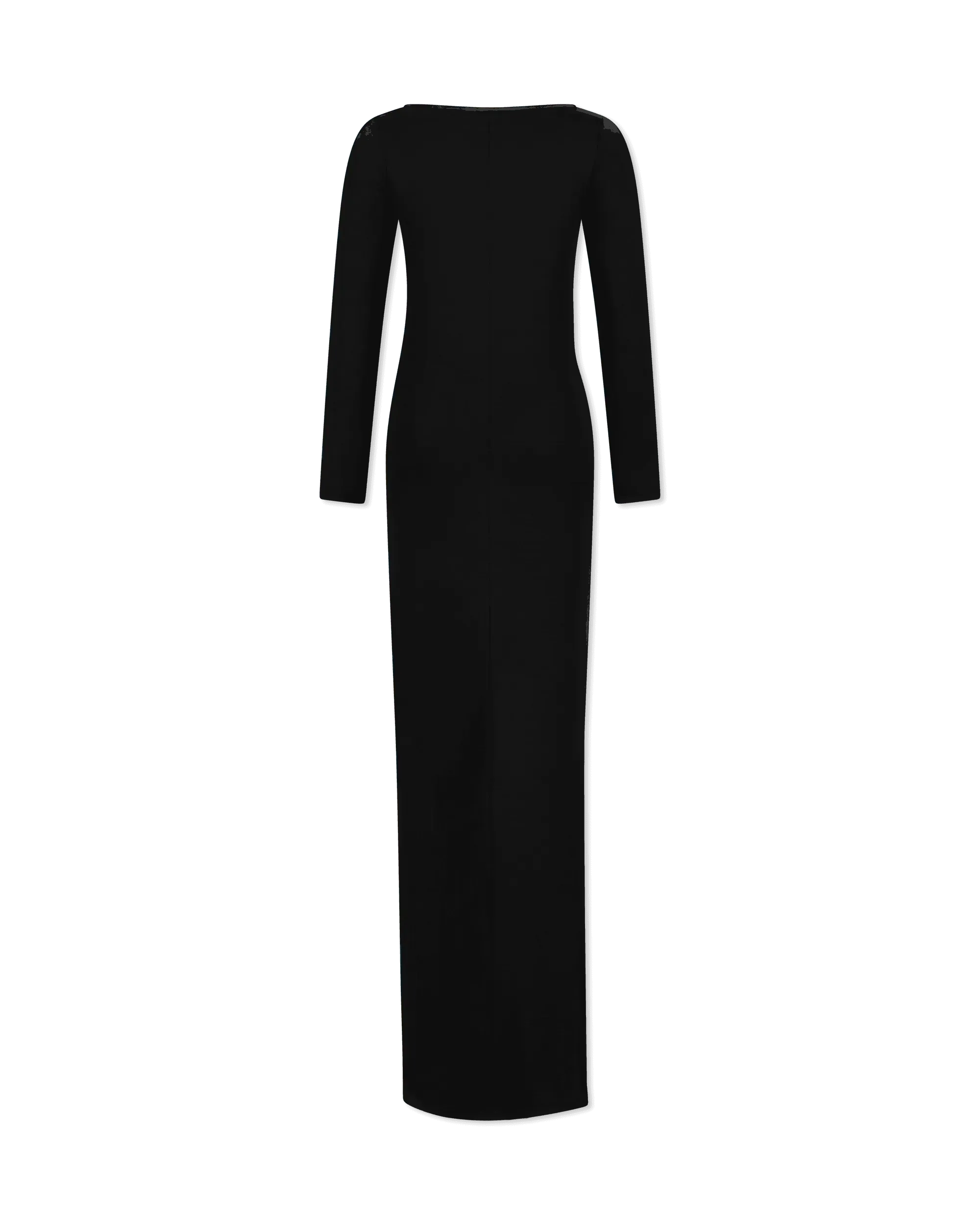 Narianne Boat Neck Long Dress - DIHSAN