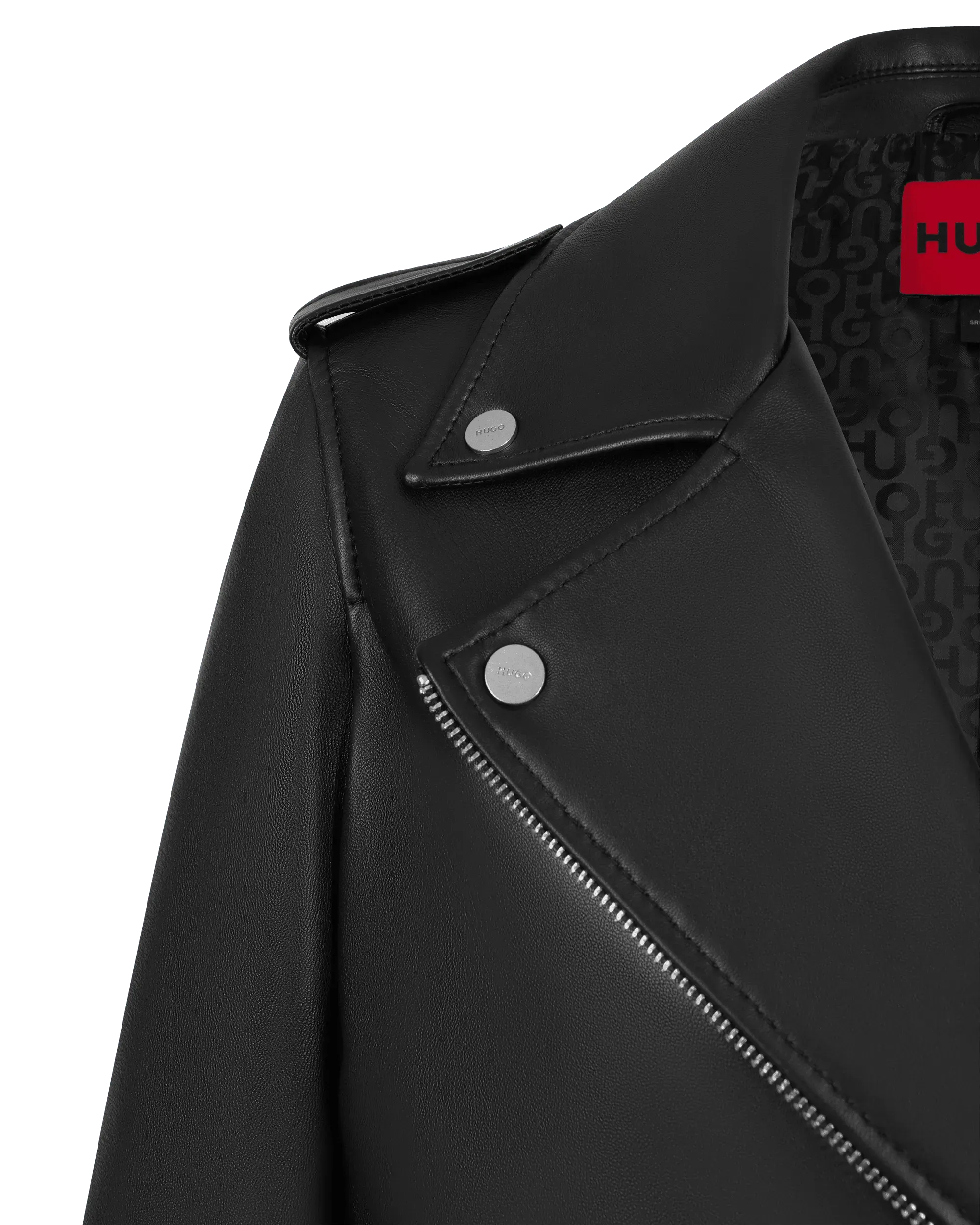 Lujana Leather Biker Jacket - DIHSAN