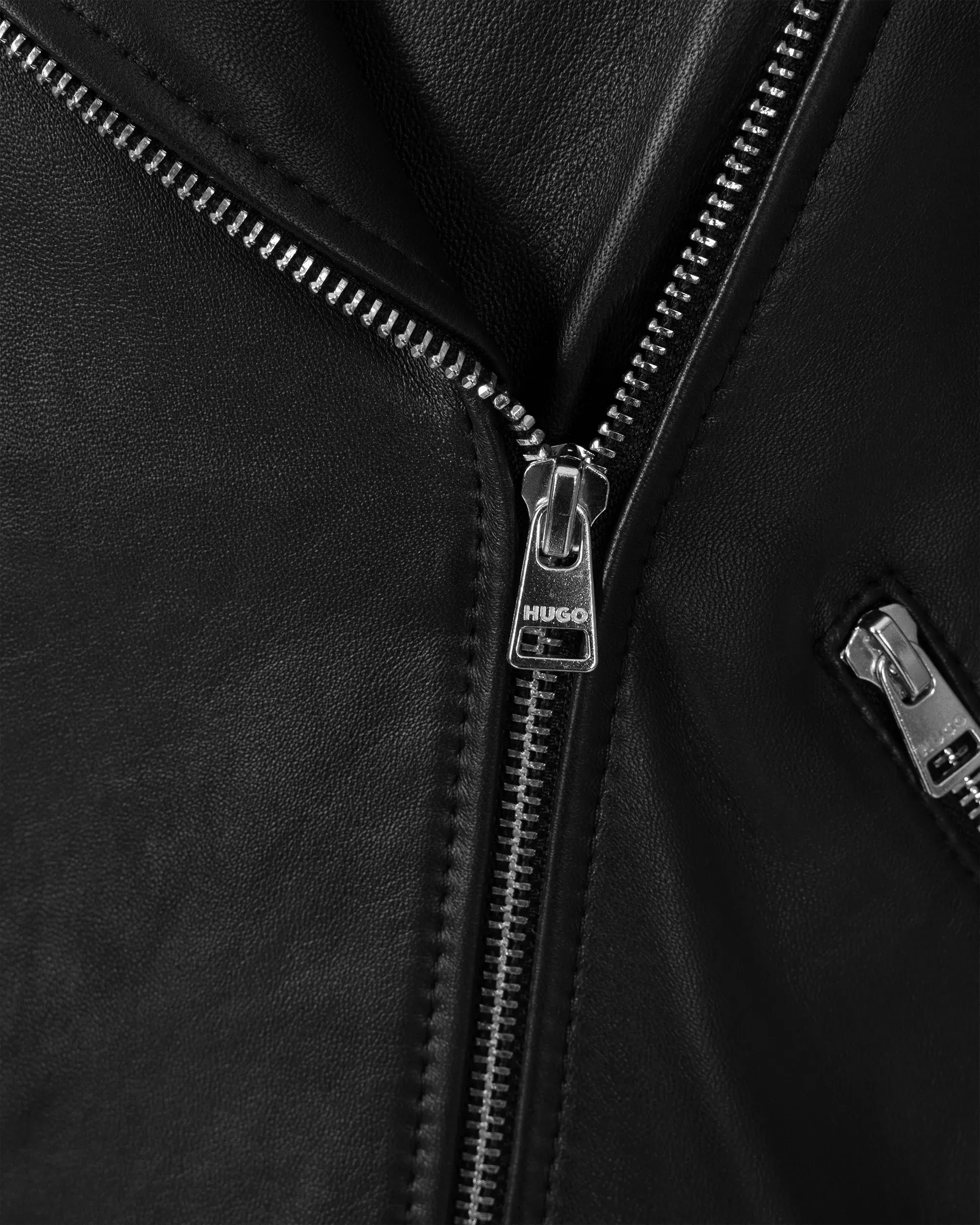 Lujana Leather Biker Jacket - DIHSAN