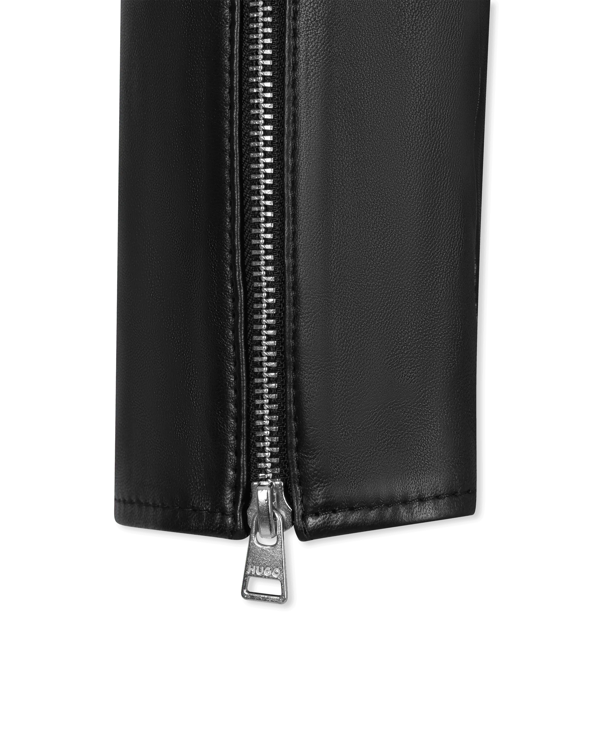 Lujana Leather Biker Jacket - DIHSAN