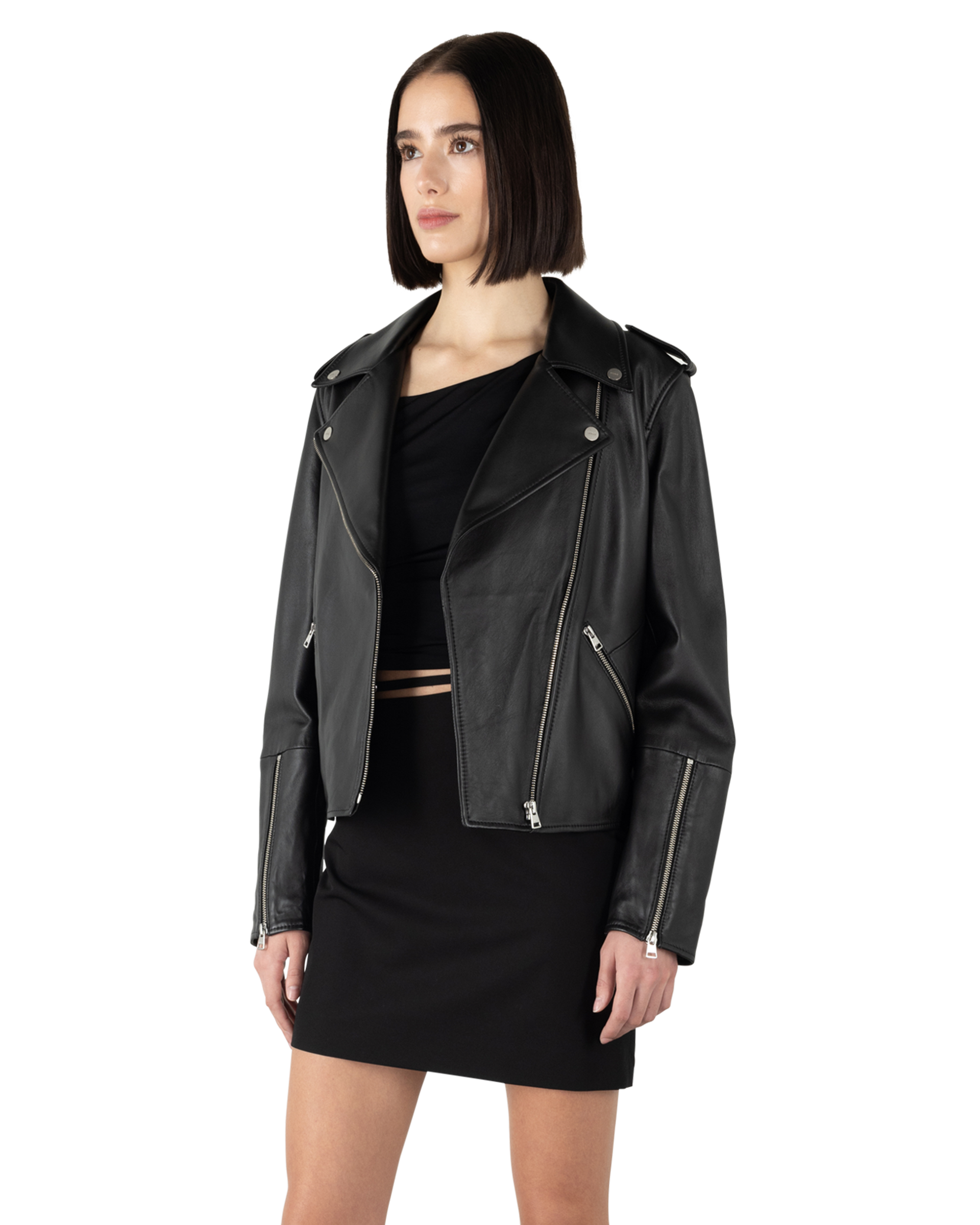 Lujana Leather Biker Jacket