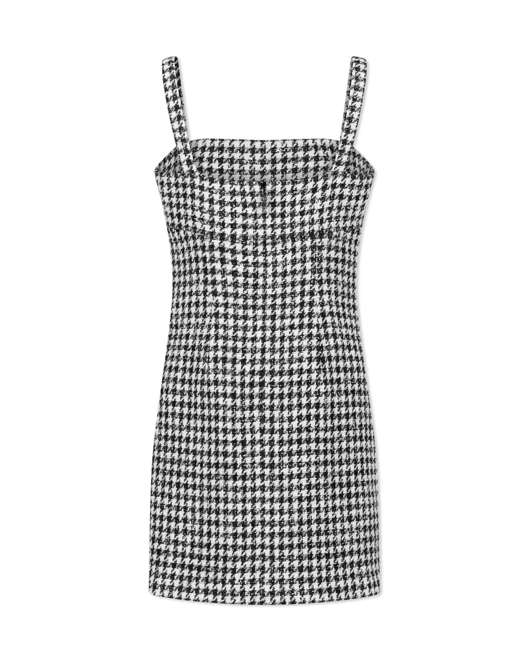 Keluno Houndstooth Mini Dress - DIHSAN