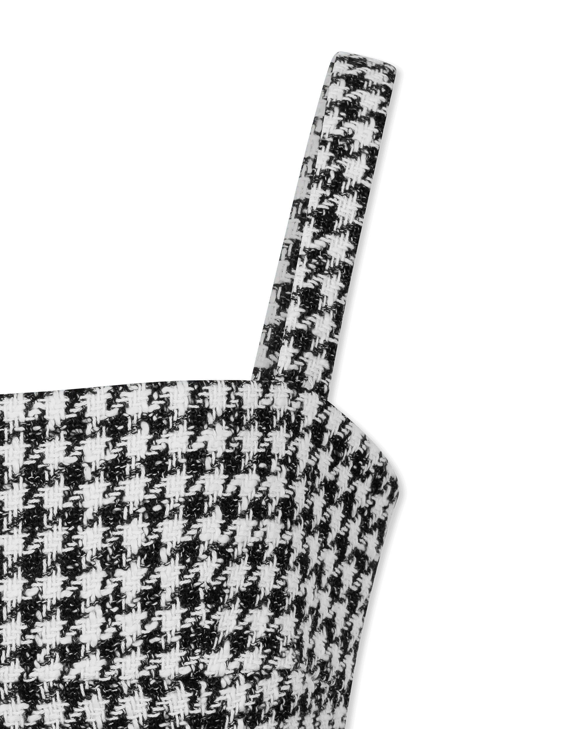 Keluno Houndstooth Mini Dress - DIHSAN