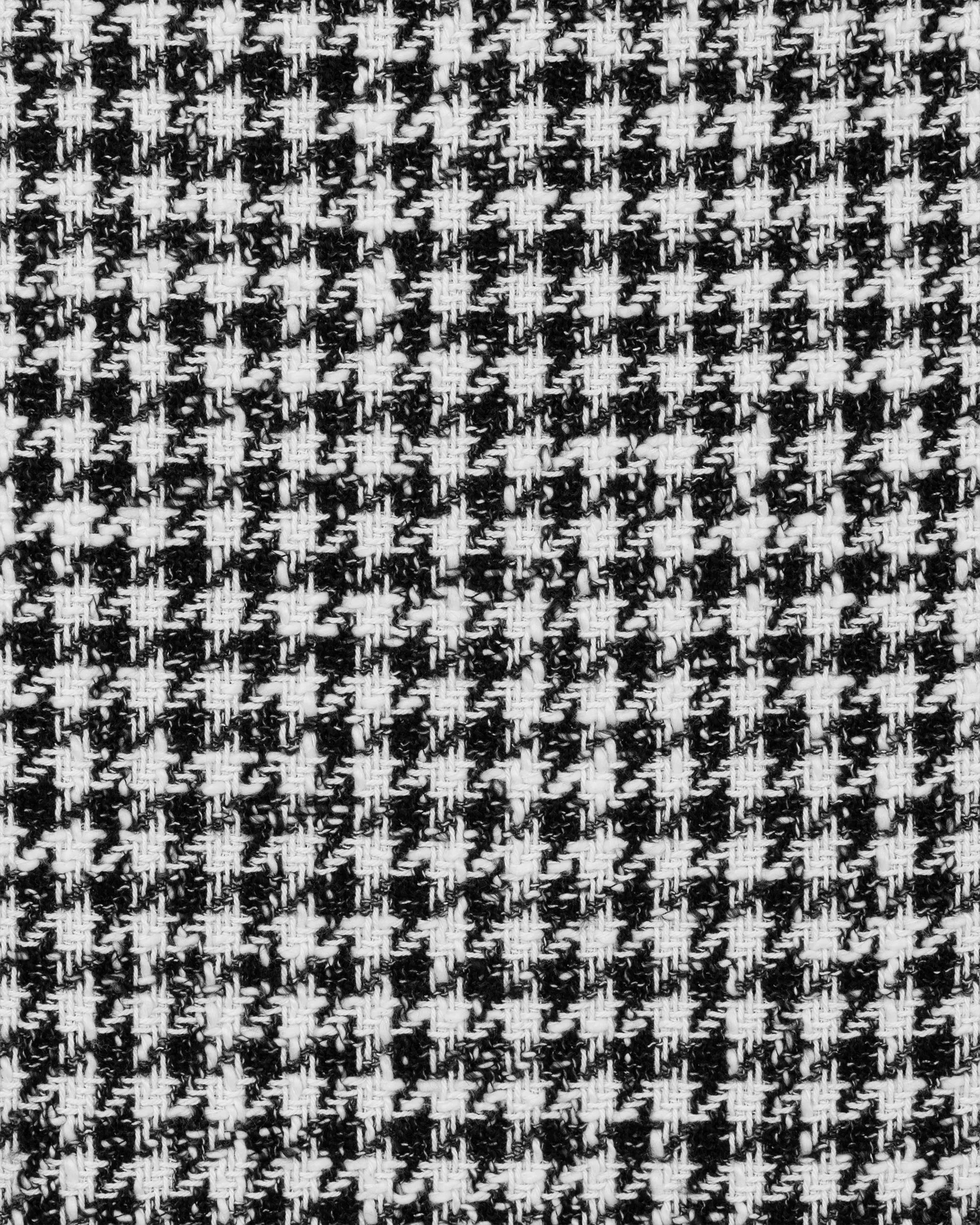 Keluno Houndstooth Mini Dress - DIHSAN