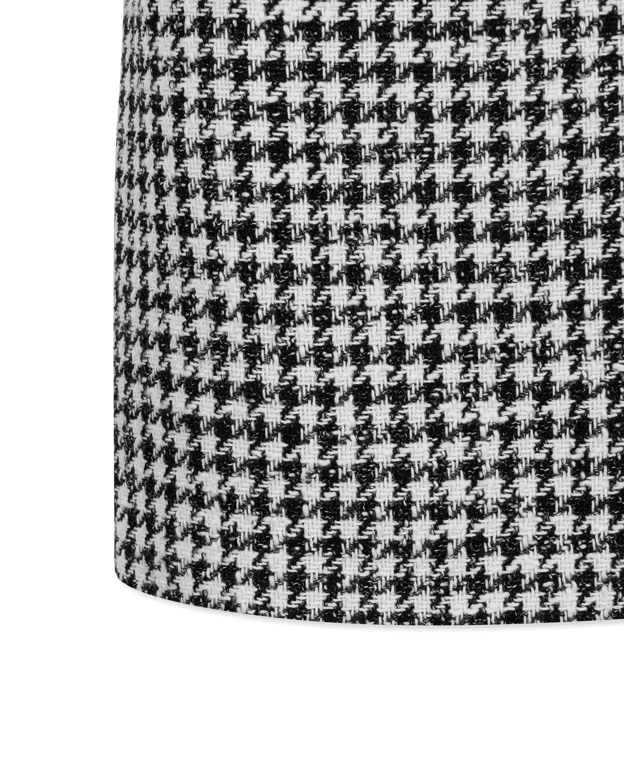 Keluno Houndstooth Mini Dress - DIHSAN