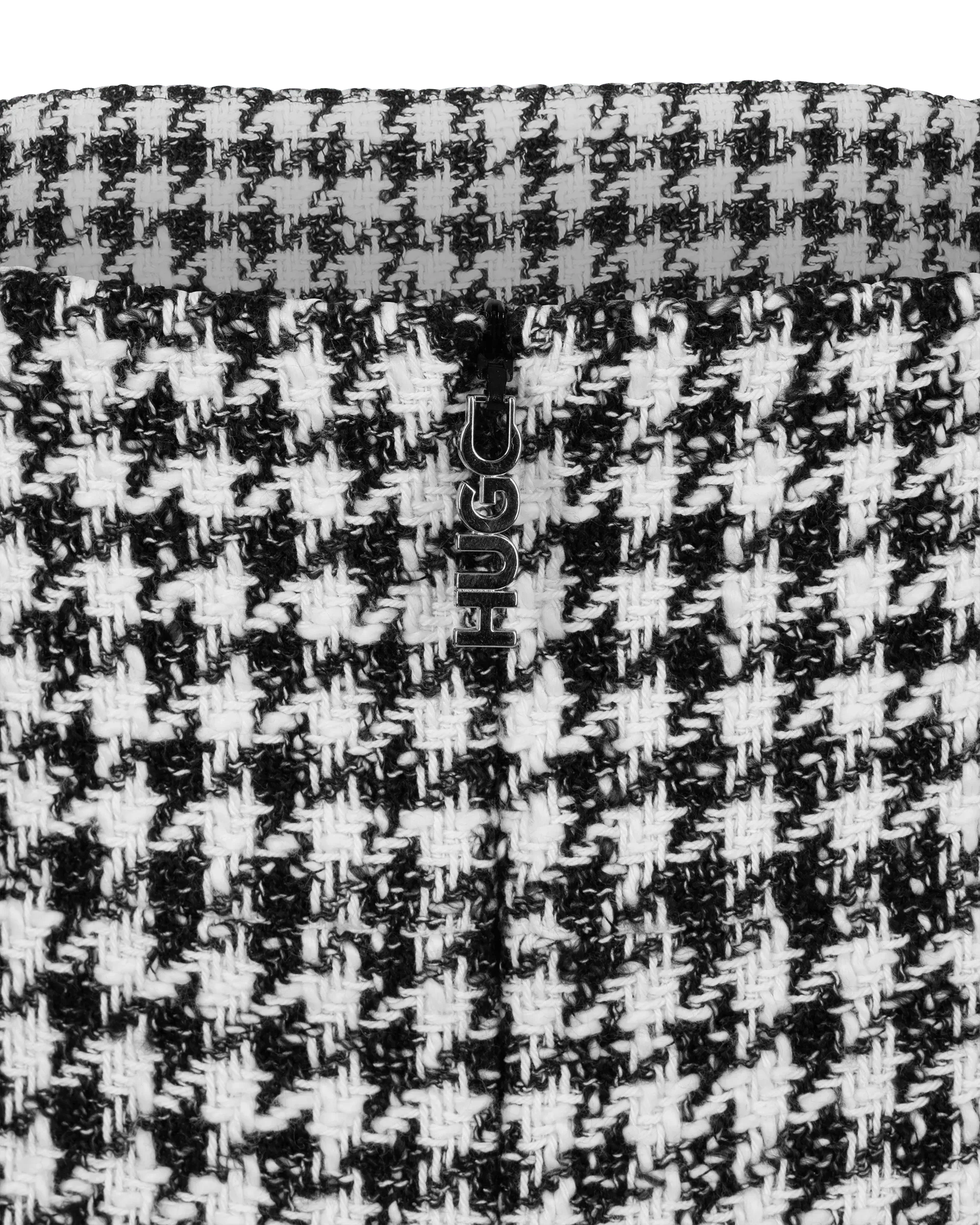 Keluno Houndstooth Mini Dress - DIHSAN