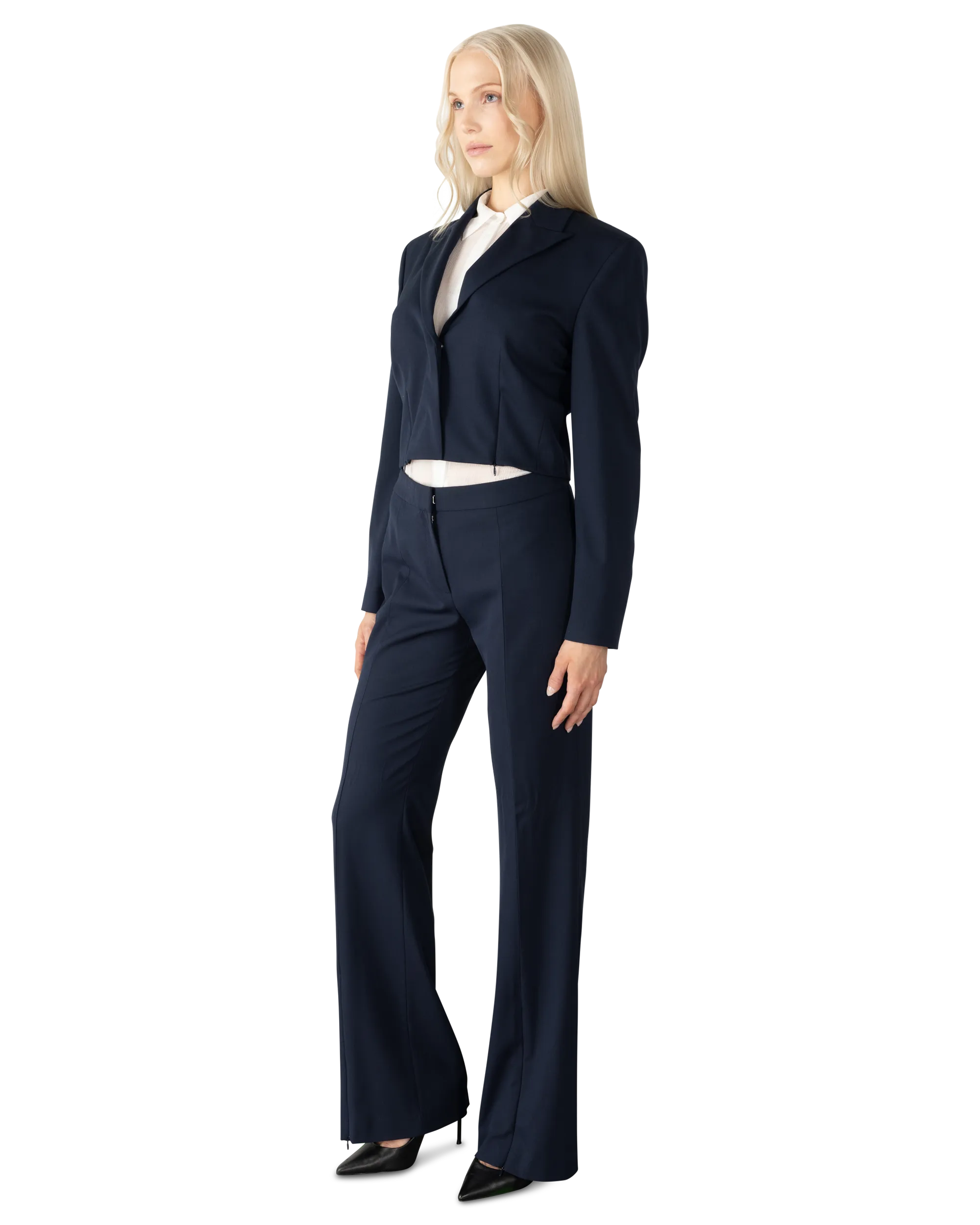 Himelina Flared Leg Trousers